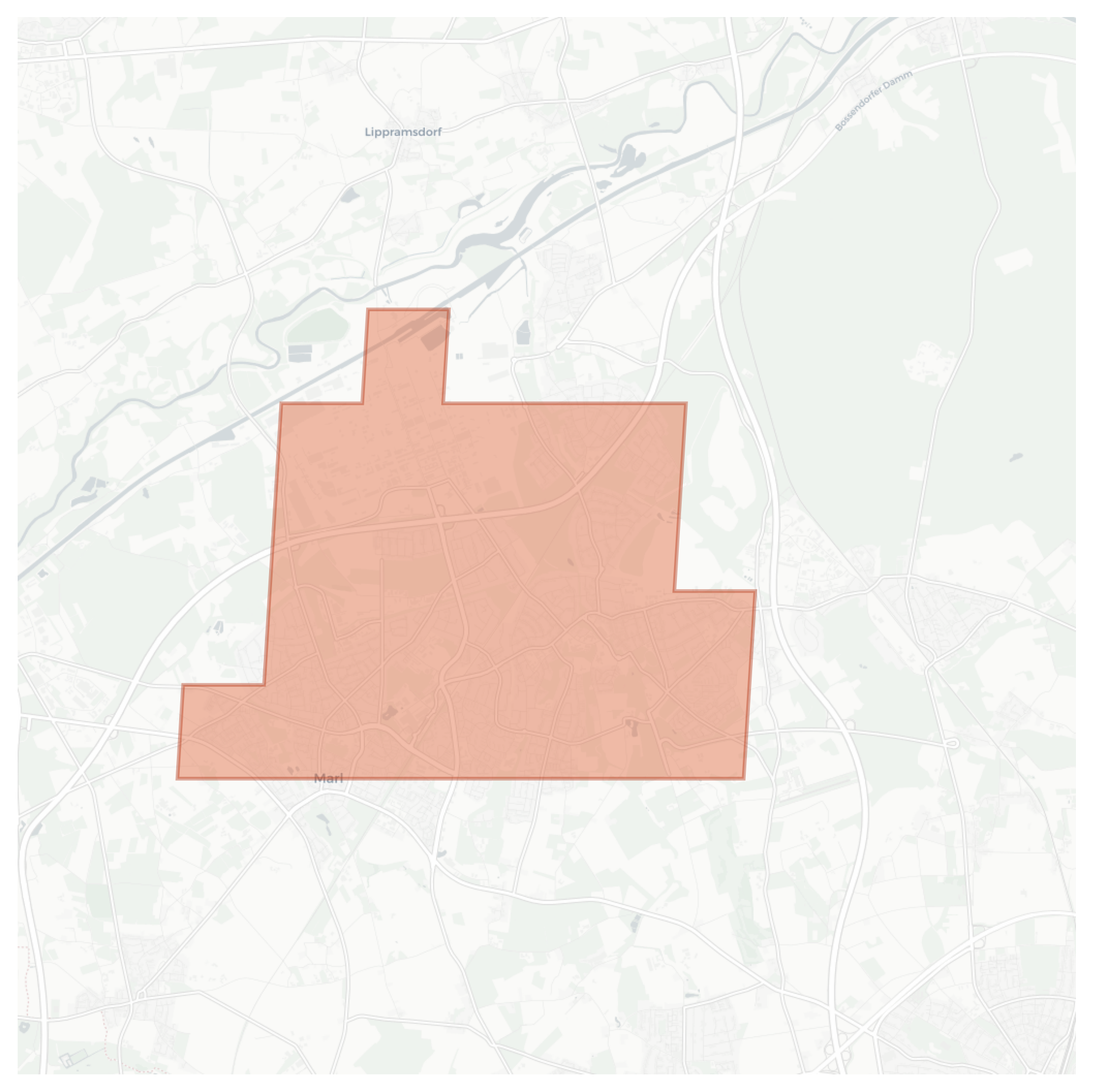 Marl geographic map