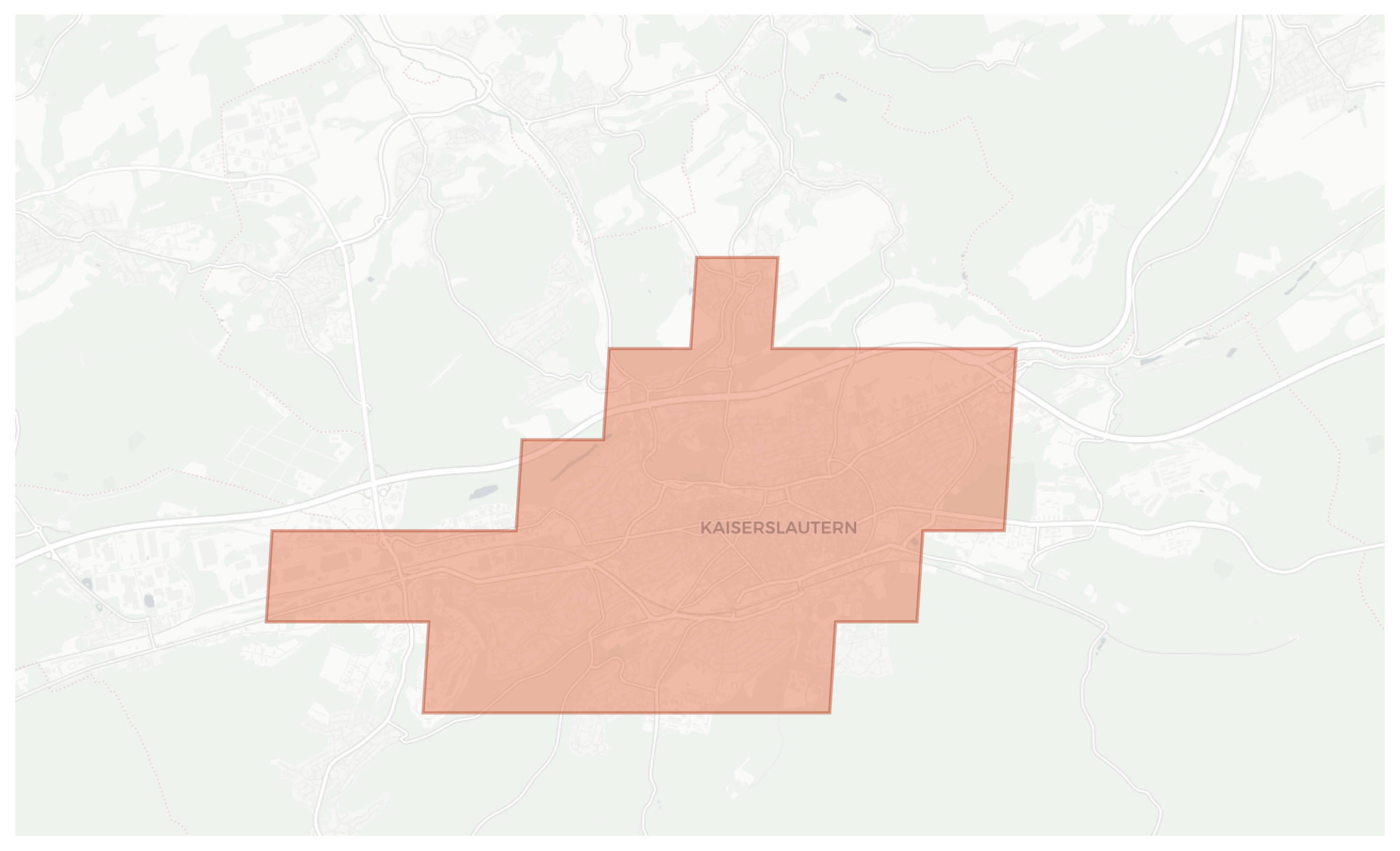 Kaiserslautern geographic map