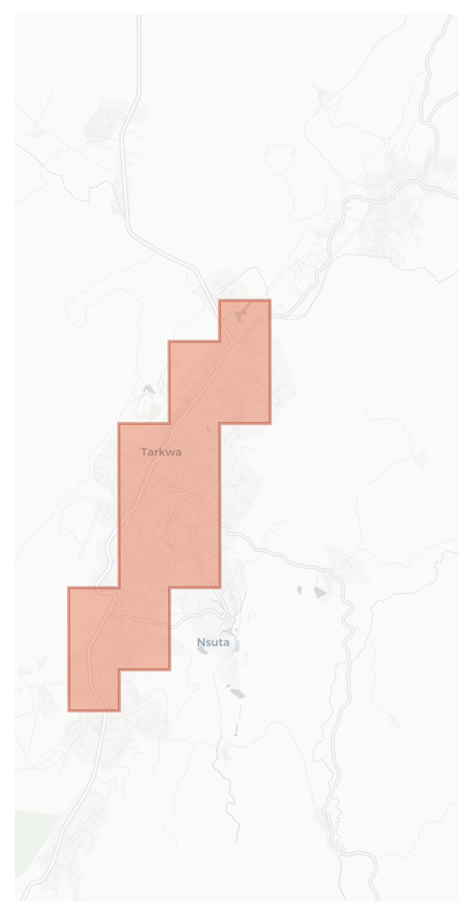 Tarkwa geographic map