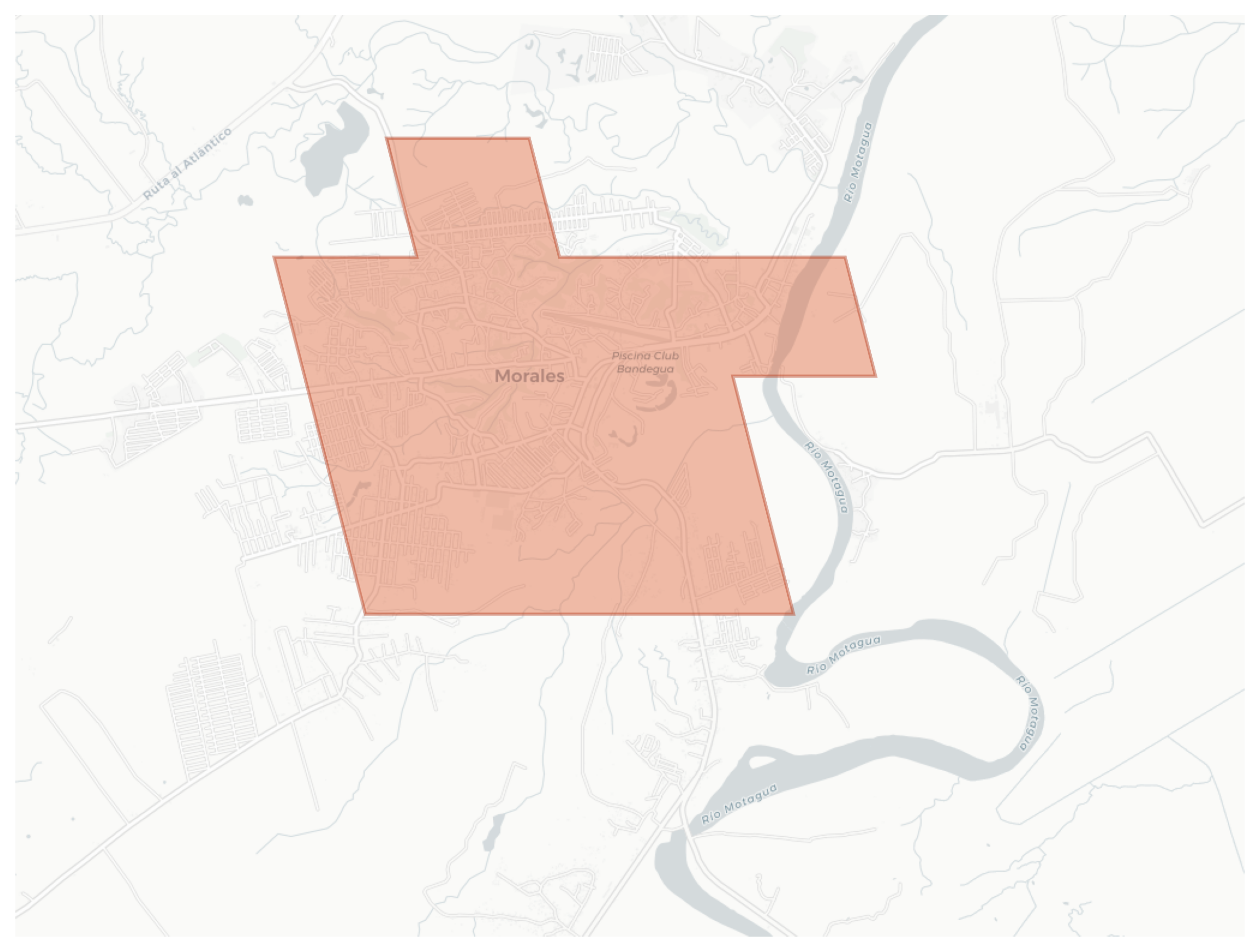 Morales geographic map