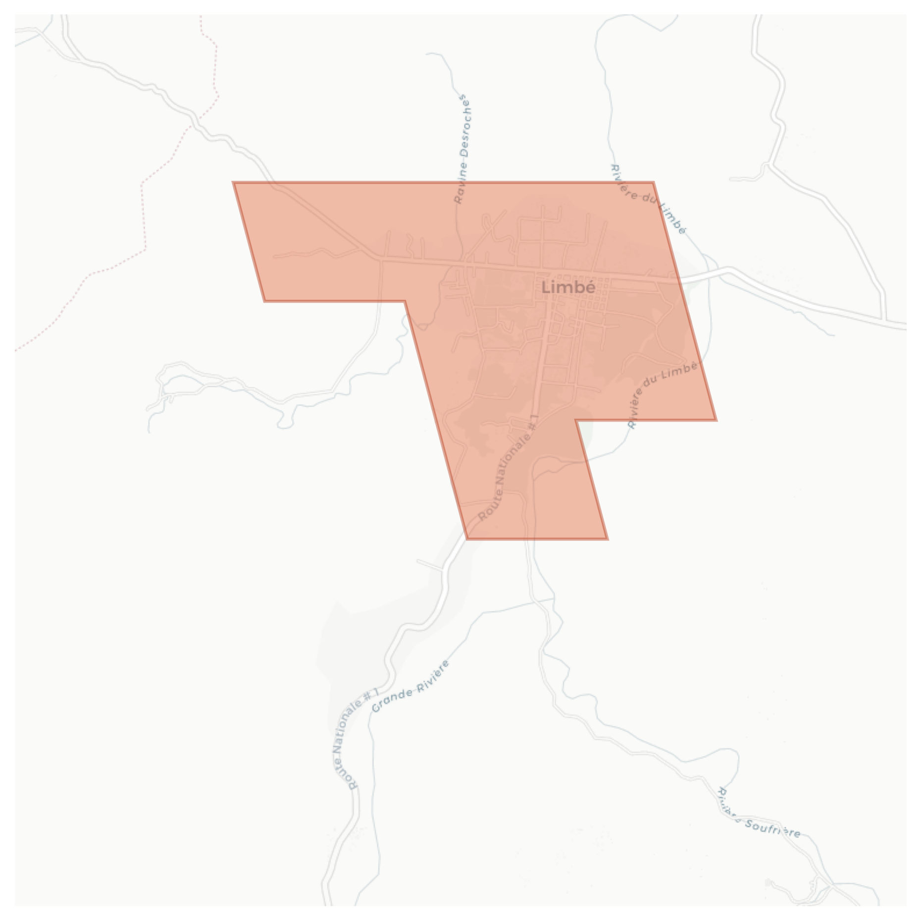 Limbé geographic map