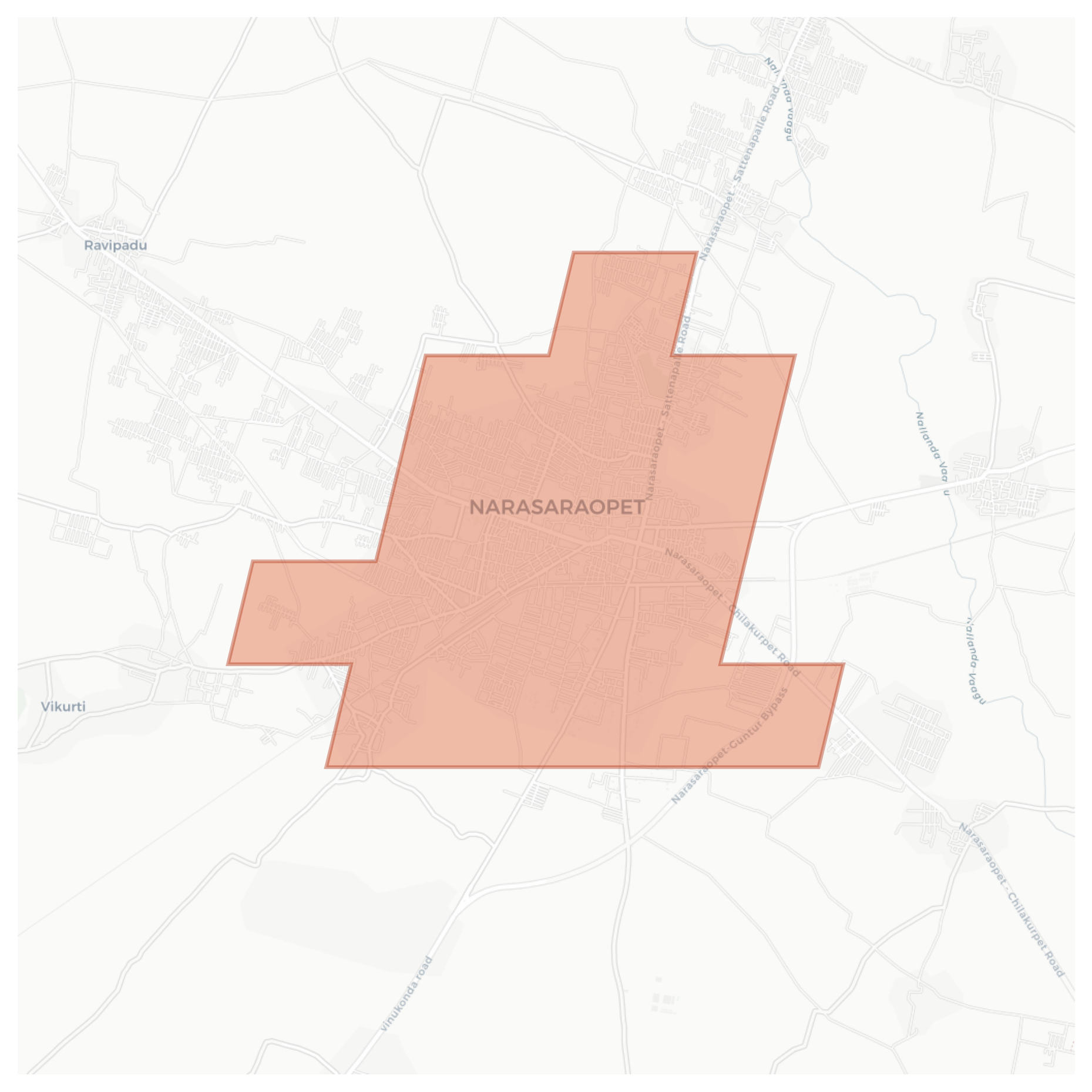 Narasaraopet geographic map
