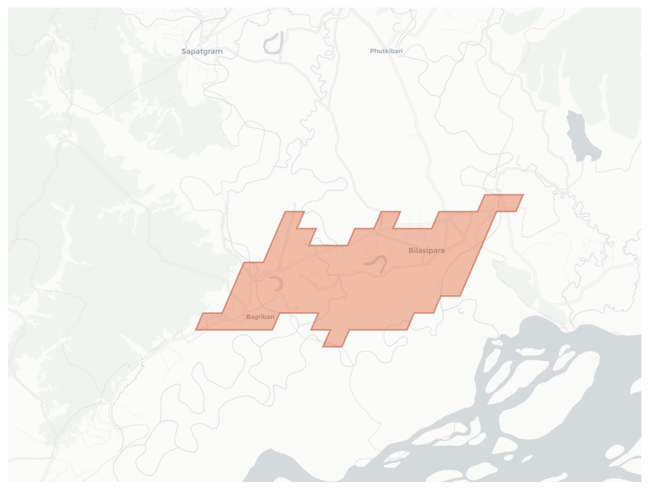 Bilasipara geographic map