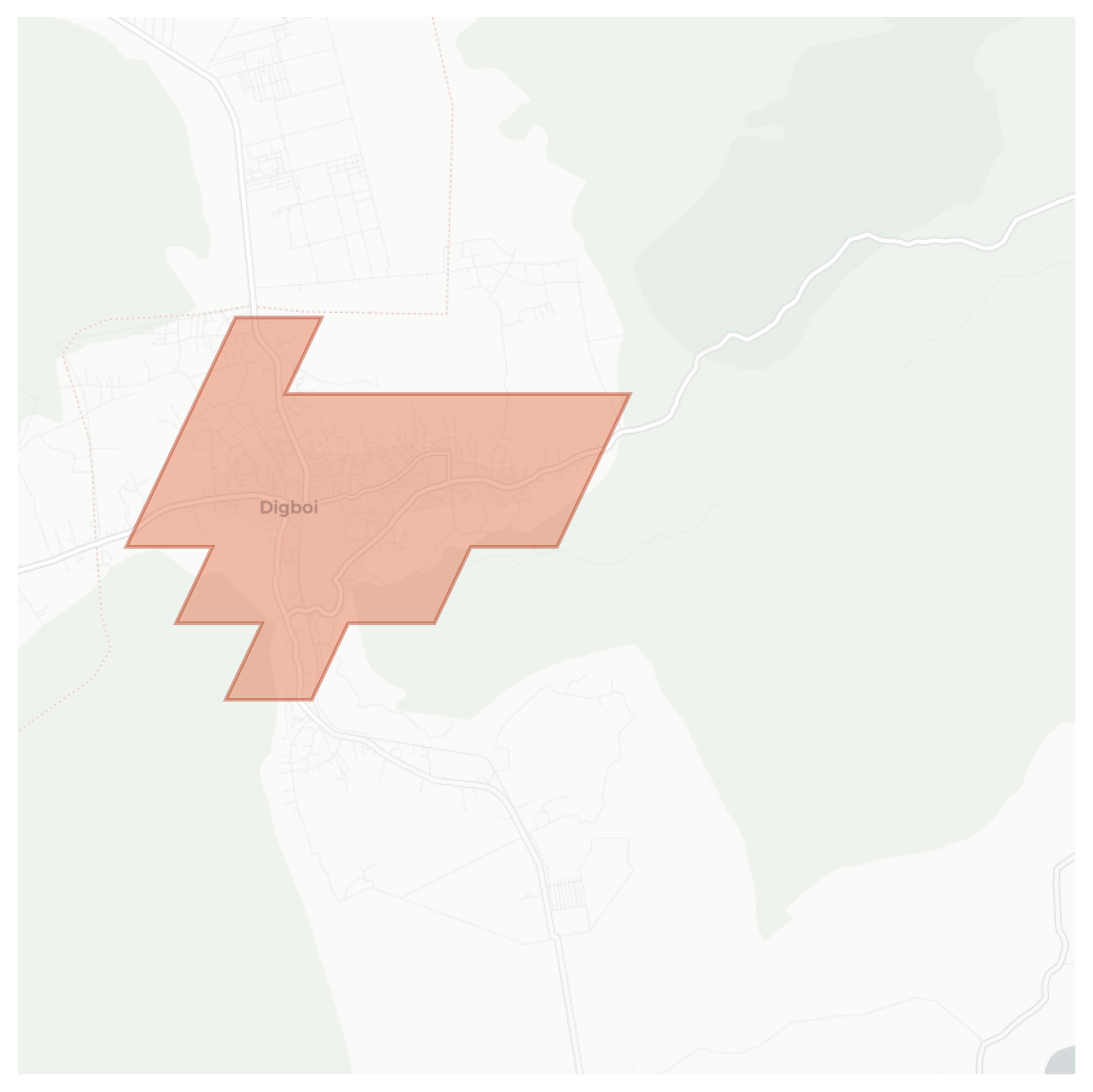 Digboi geographic map