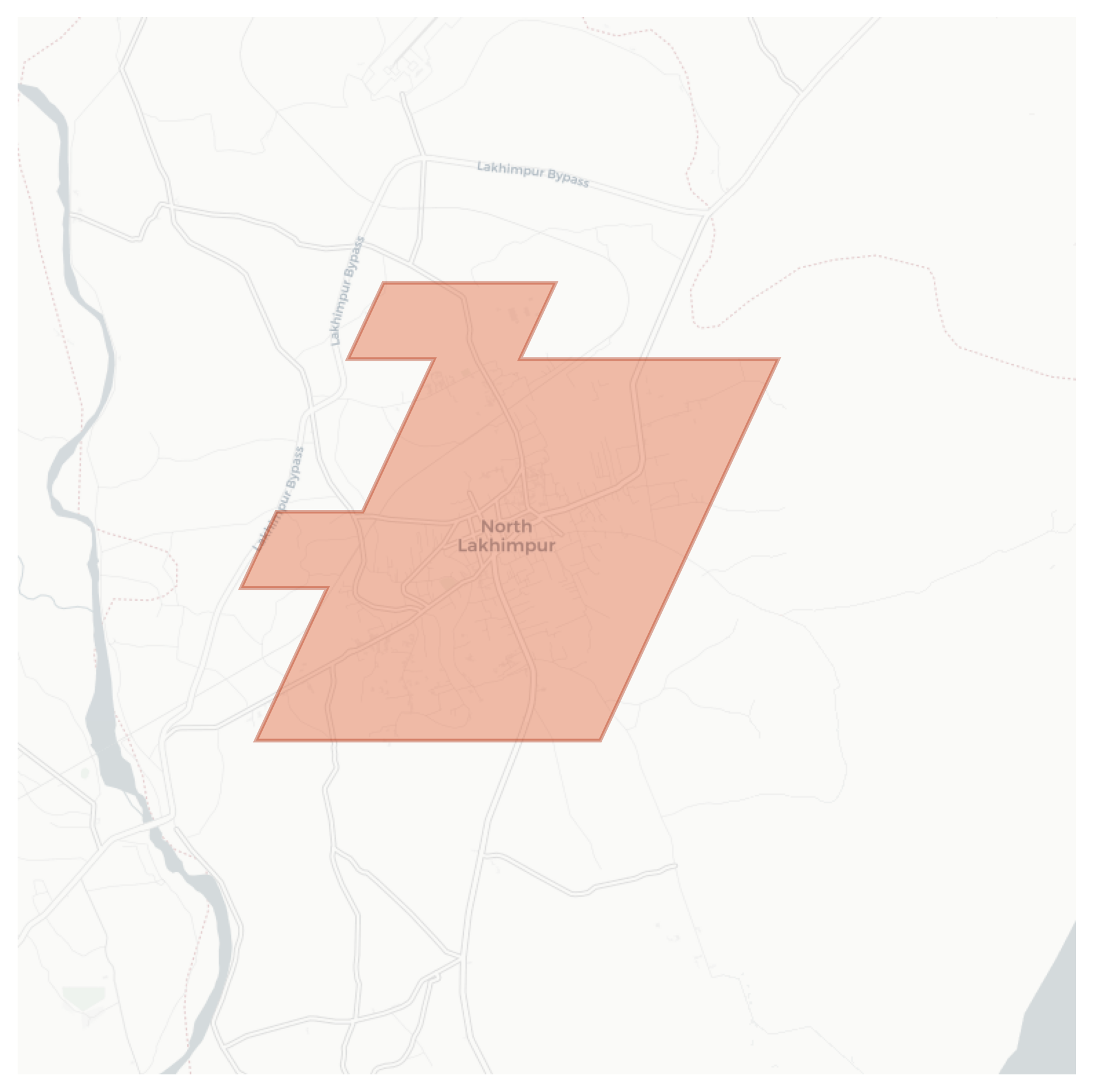 North Lakhimpur geographic map