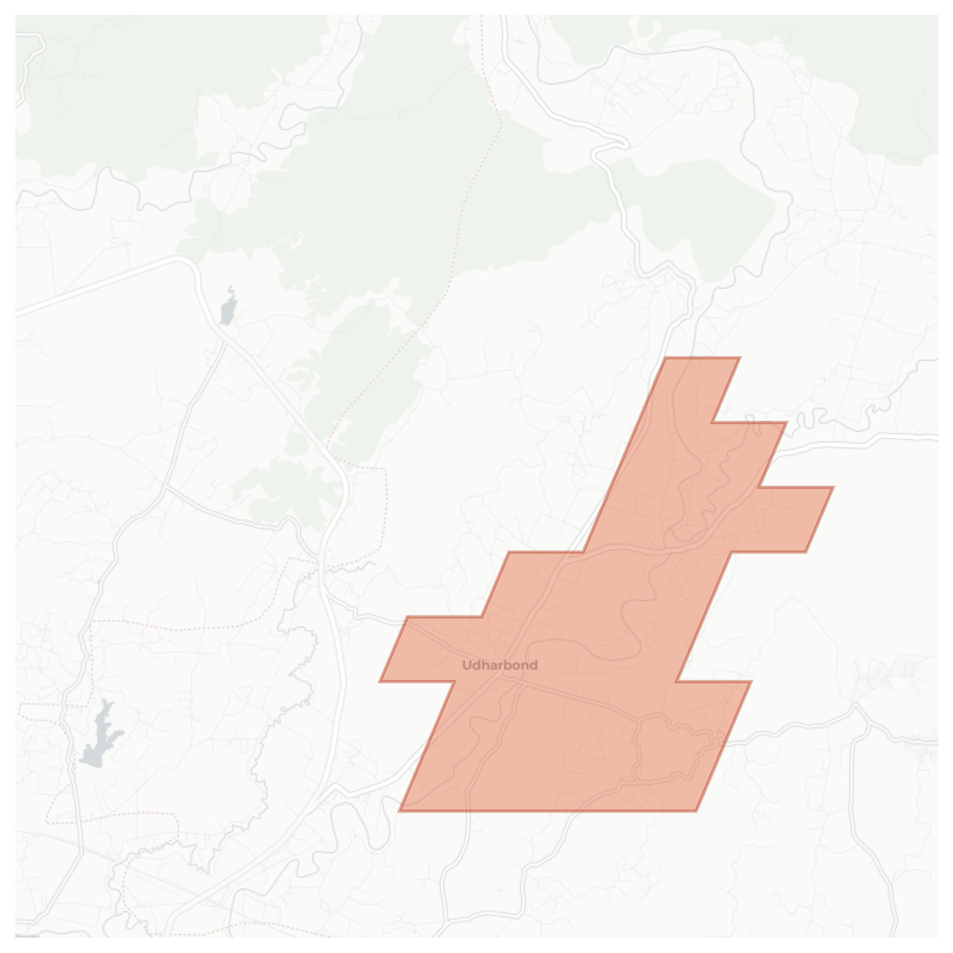 Udharbond geographic map