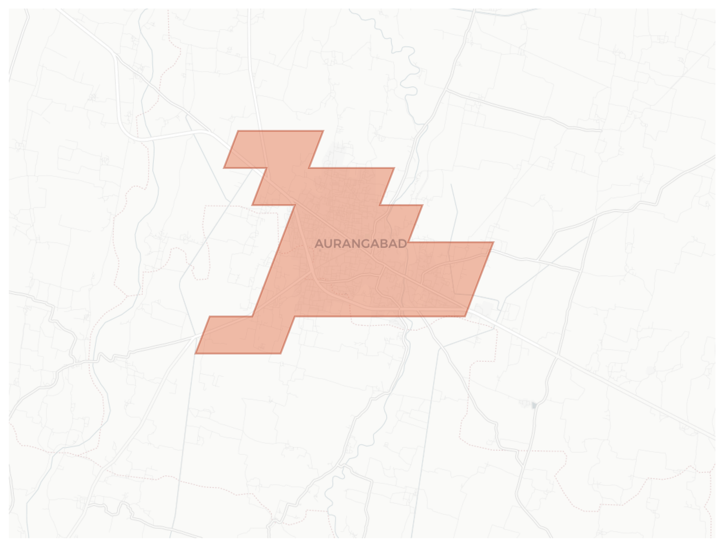 Aurangabad geographic map