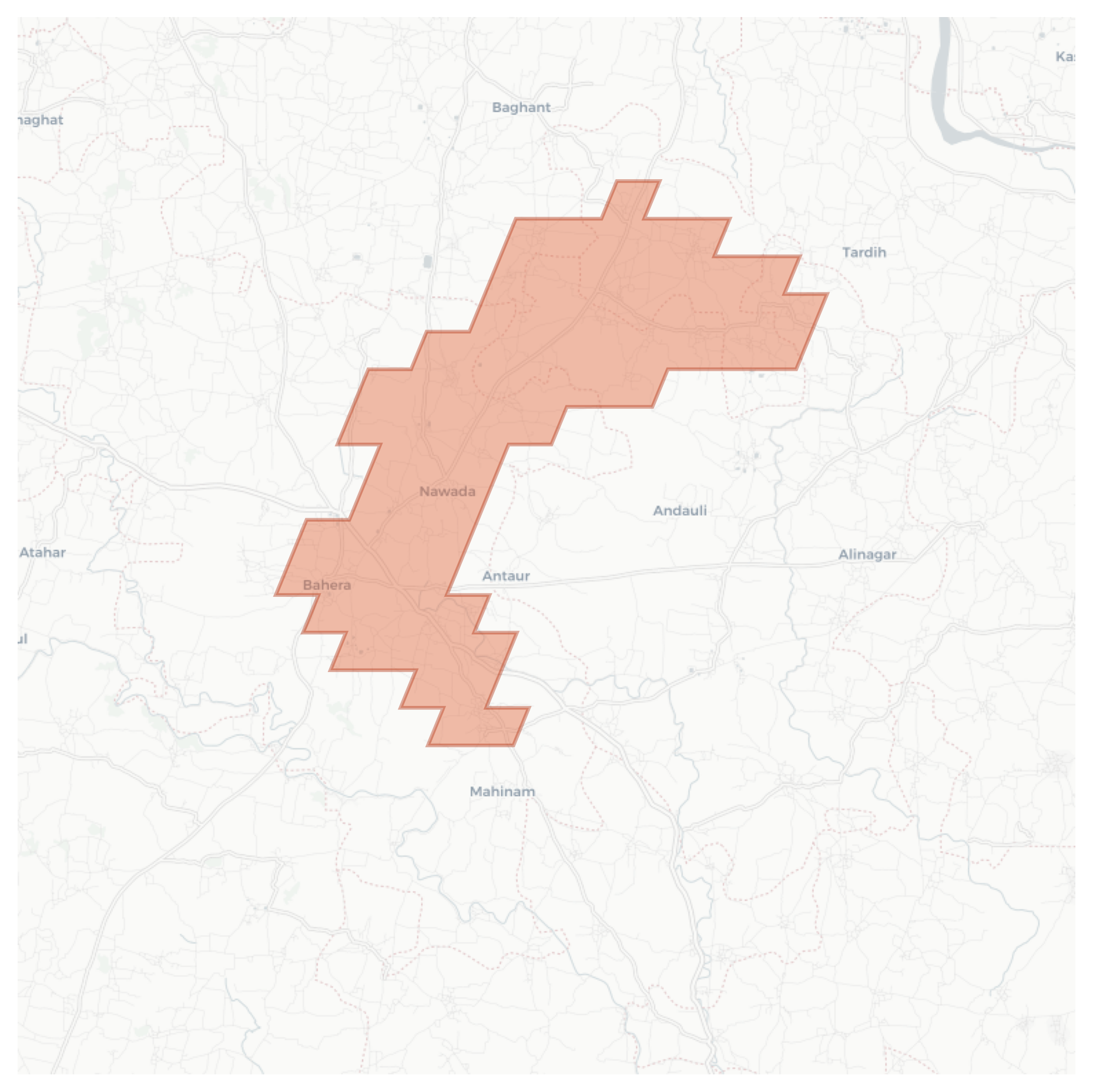 Benipur geographic map