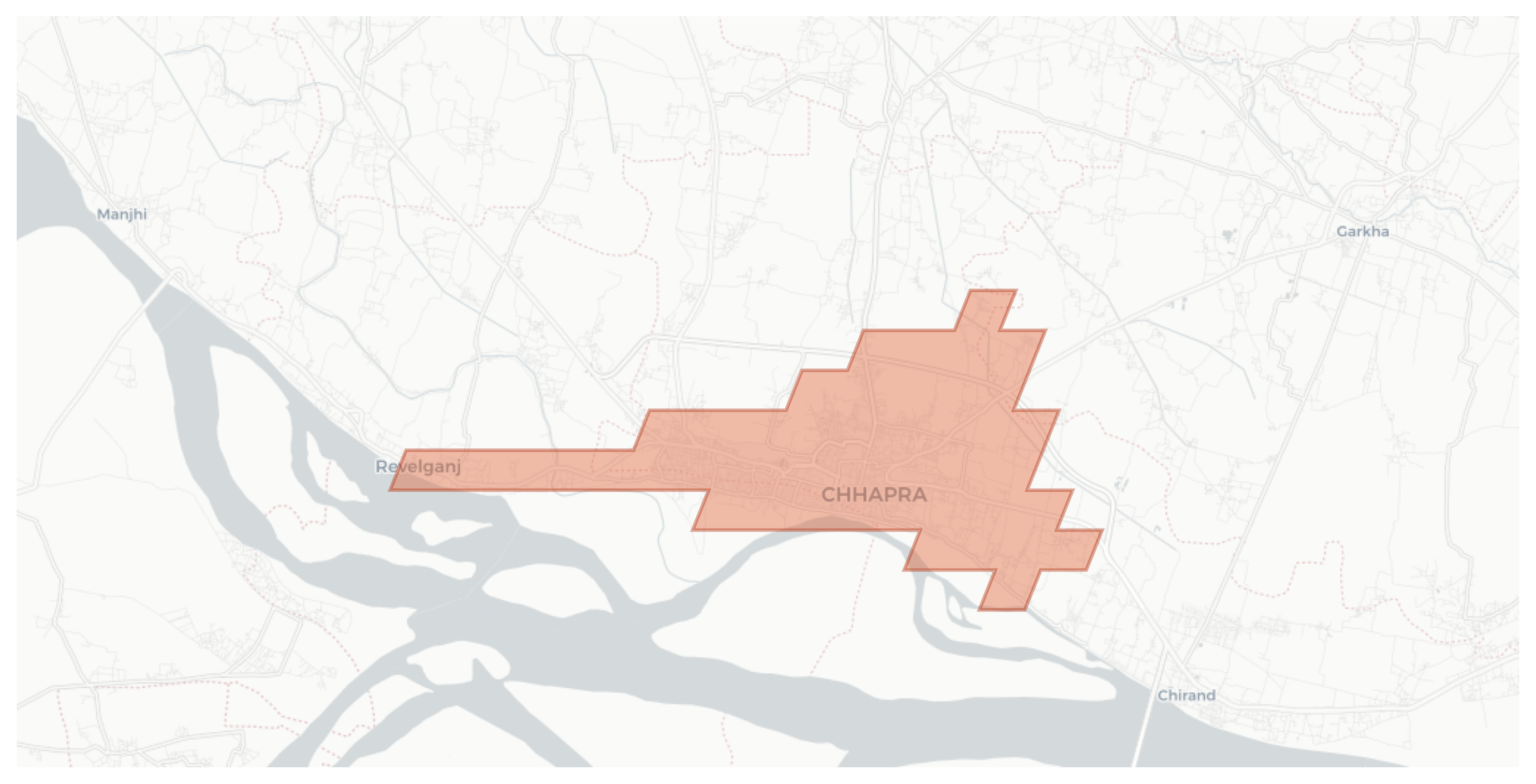 Chhapra geographic map