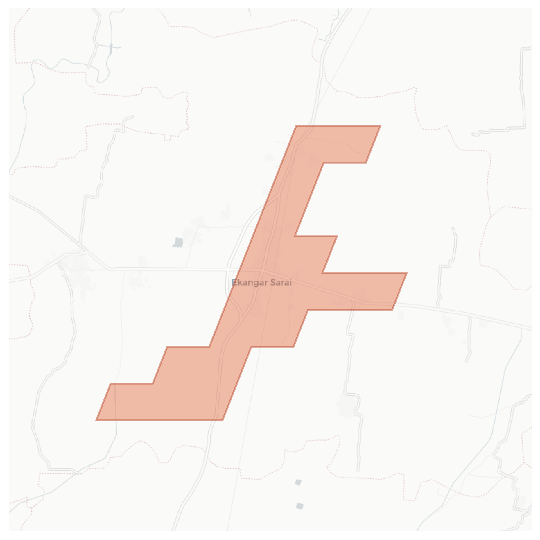Ekangar Sarai geographic map