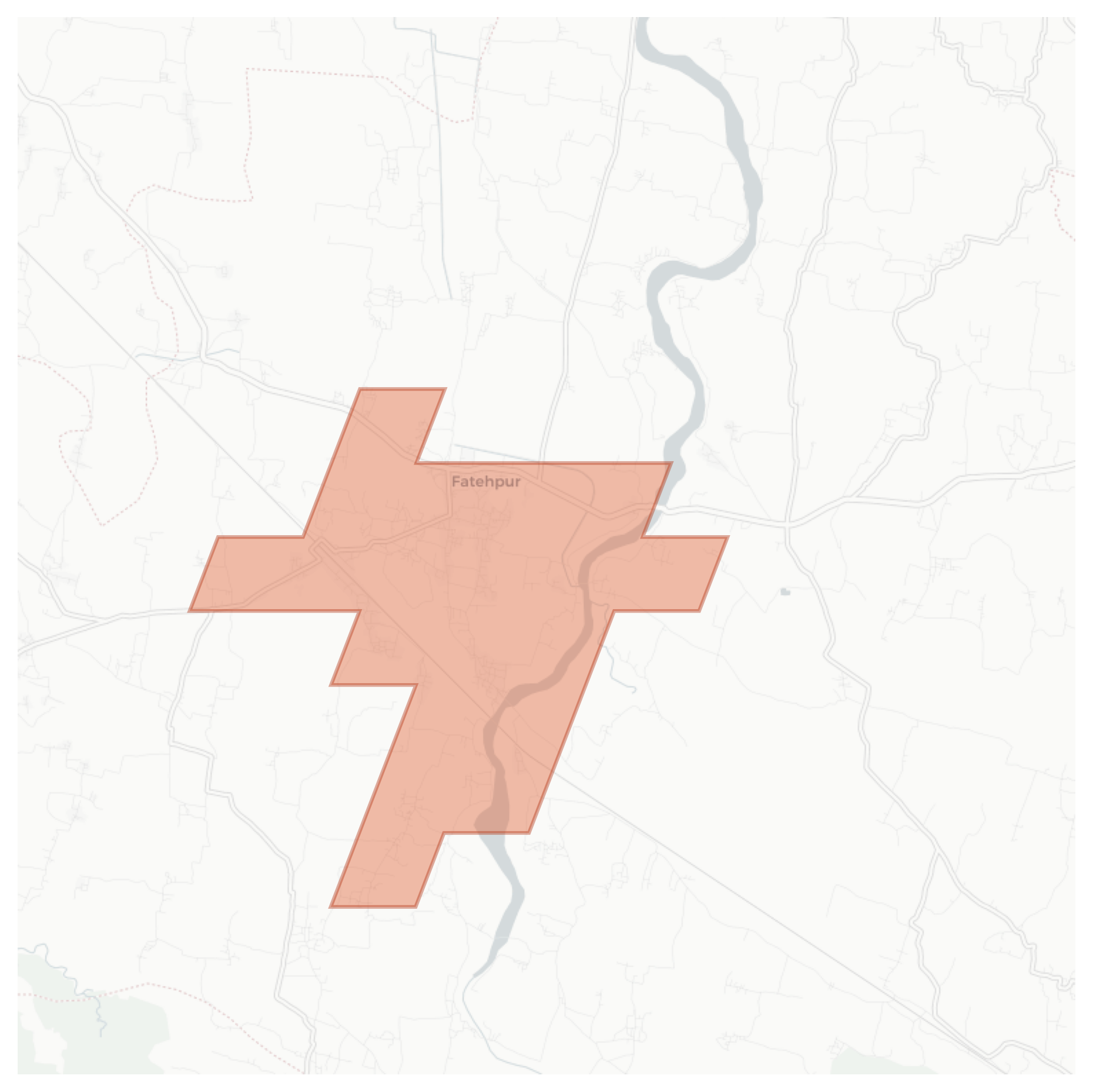 Fatehpur geographic map