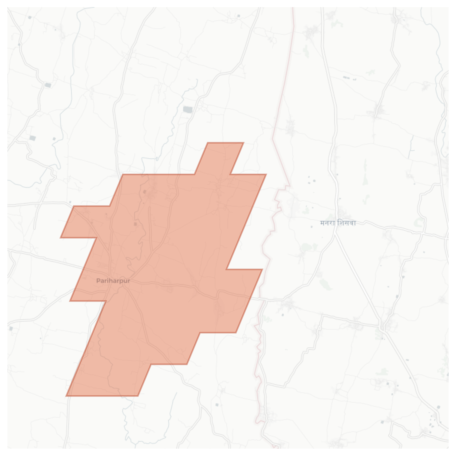 Pariharpur geographic map