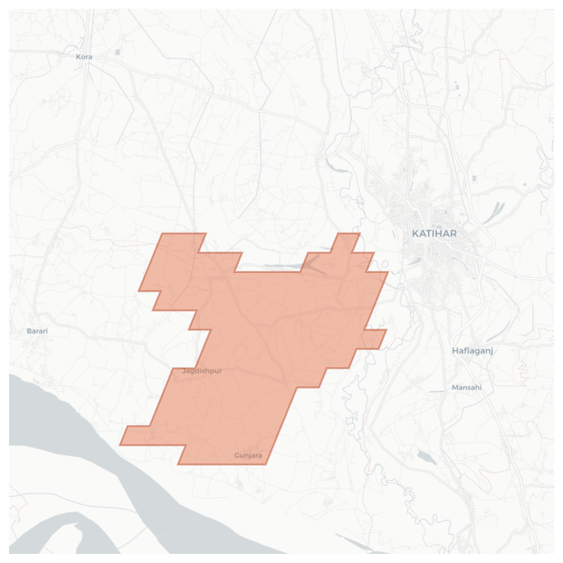 Semapur geographic map