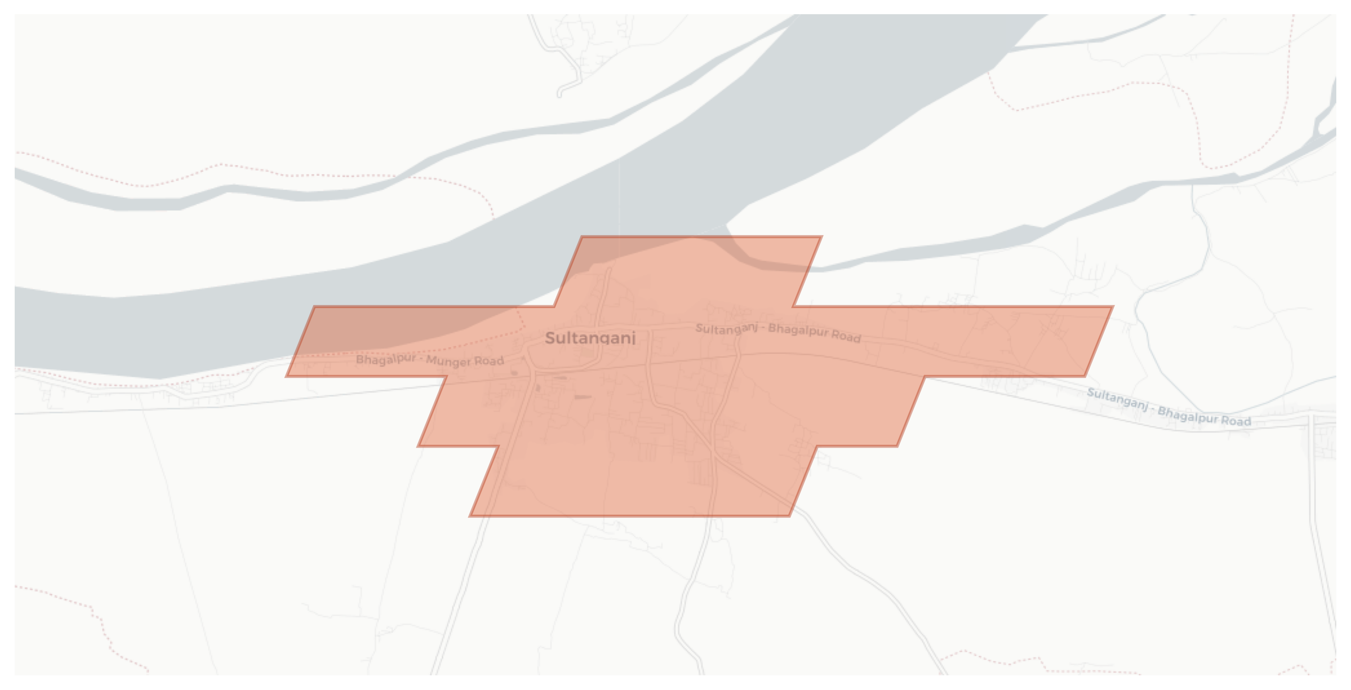 Sultanganj geographic map