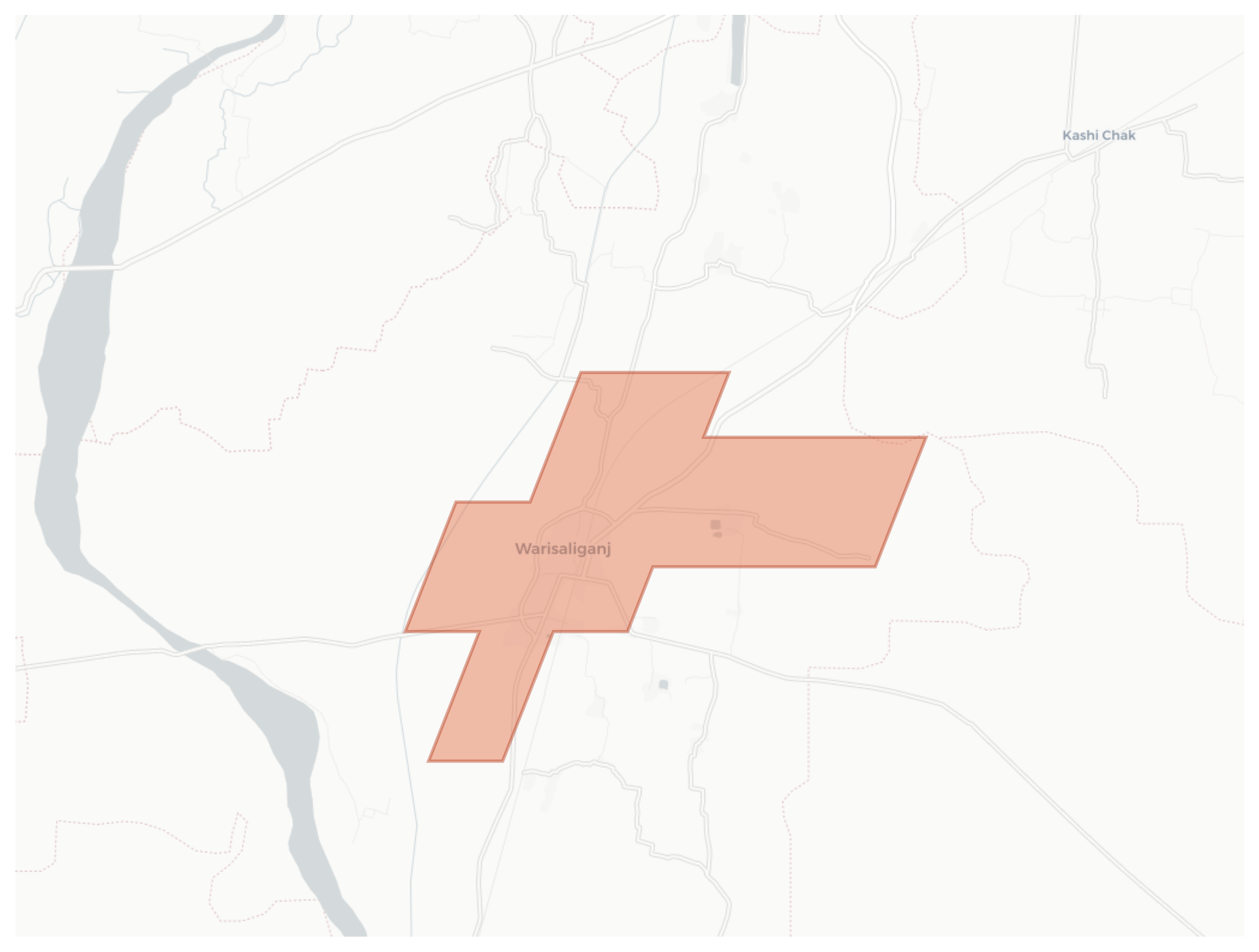 Warisaliganj geographic map