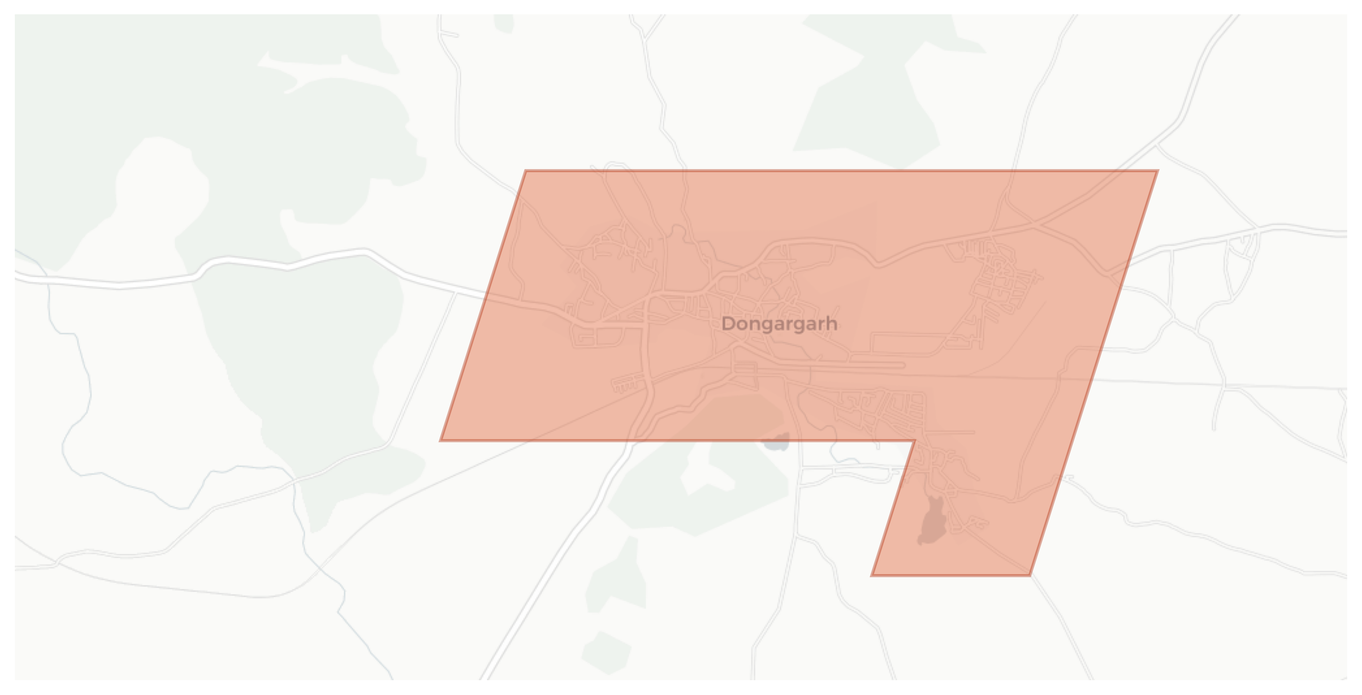Dongargarh geographic map