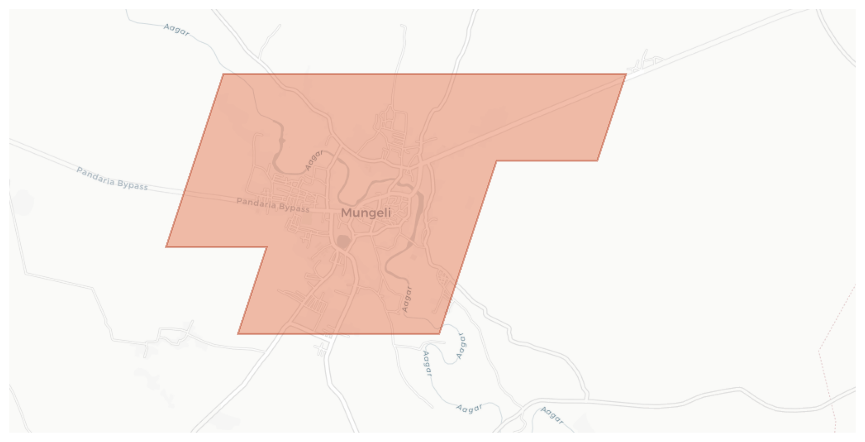 Mungeli geographic map