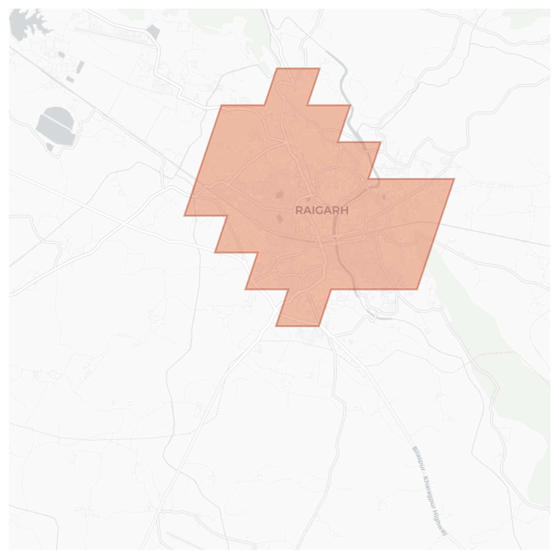 Raigarh geographic map