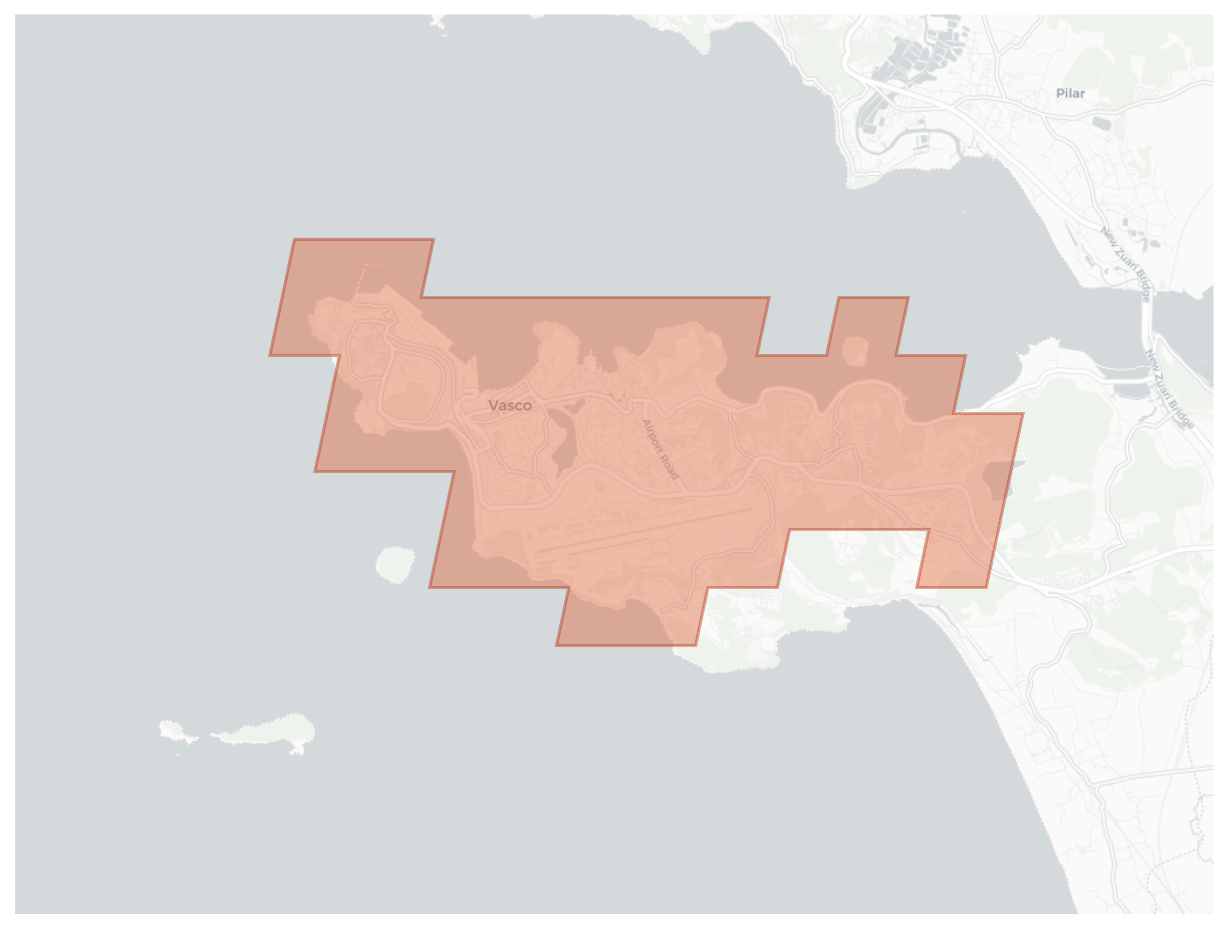 Vasco da Gama geographic map
