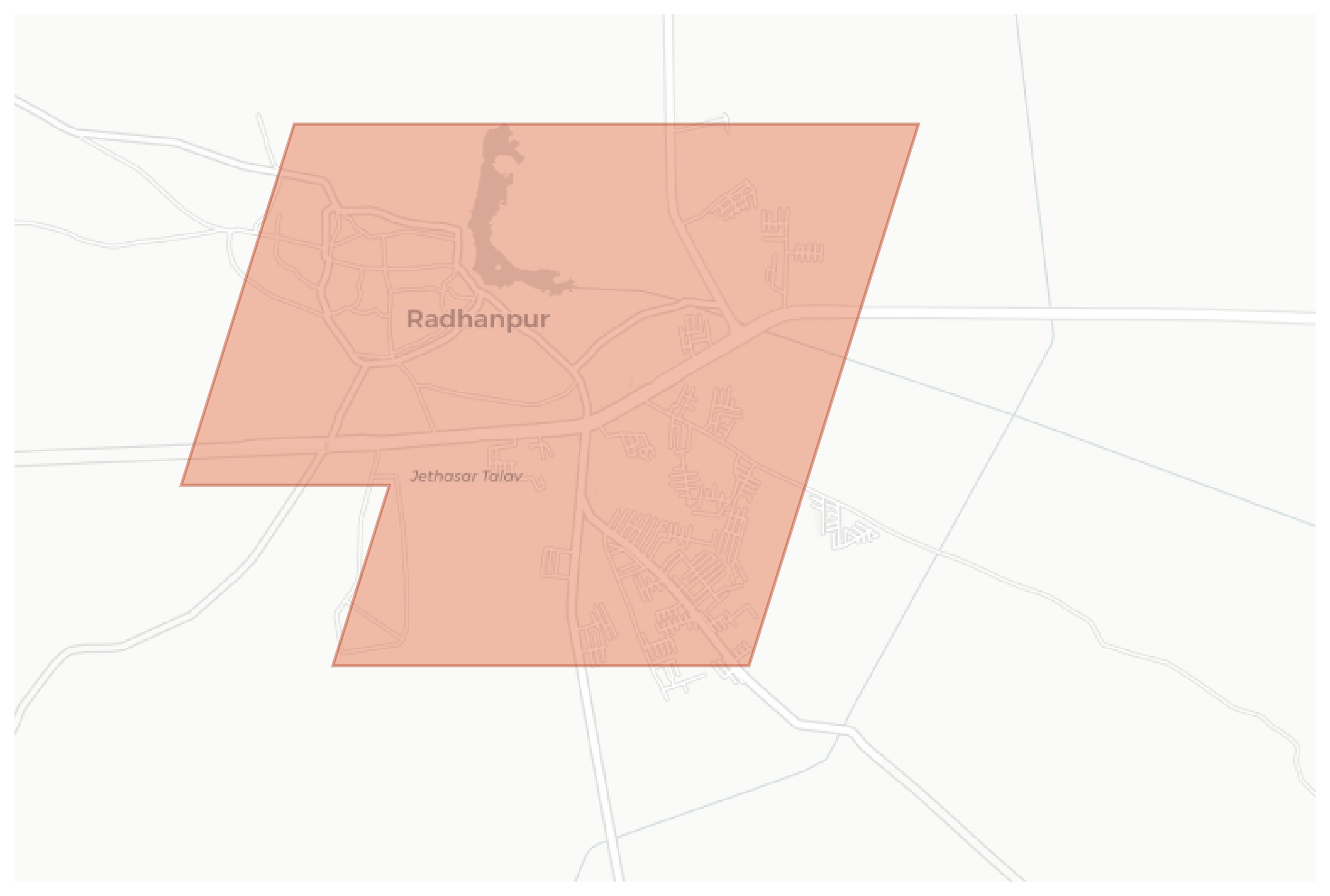 Radhanpur geographic map