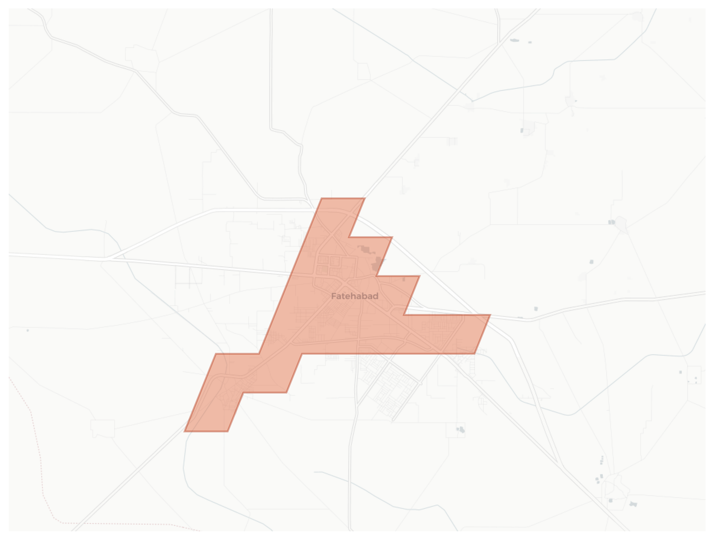 Fatehabad geographic map
