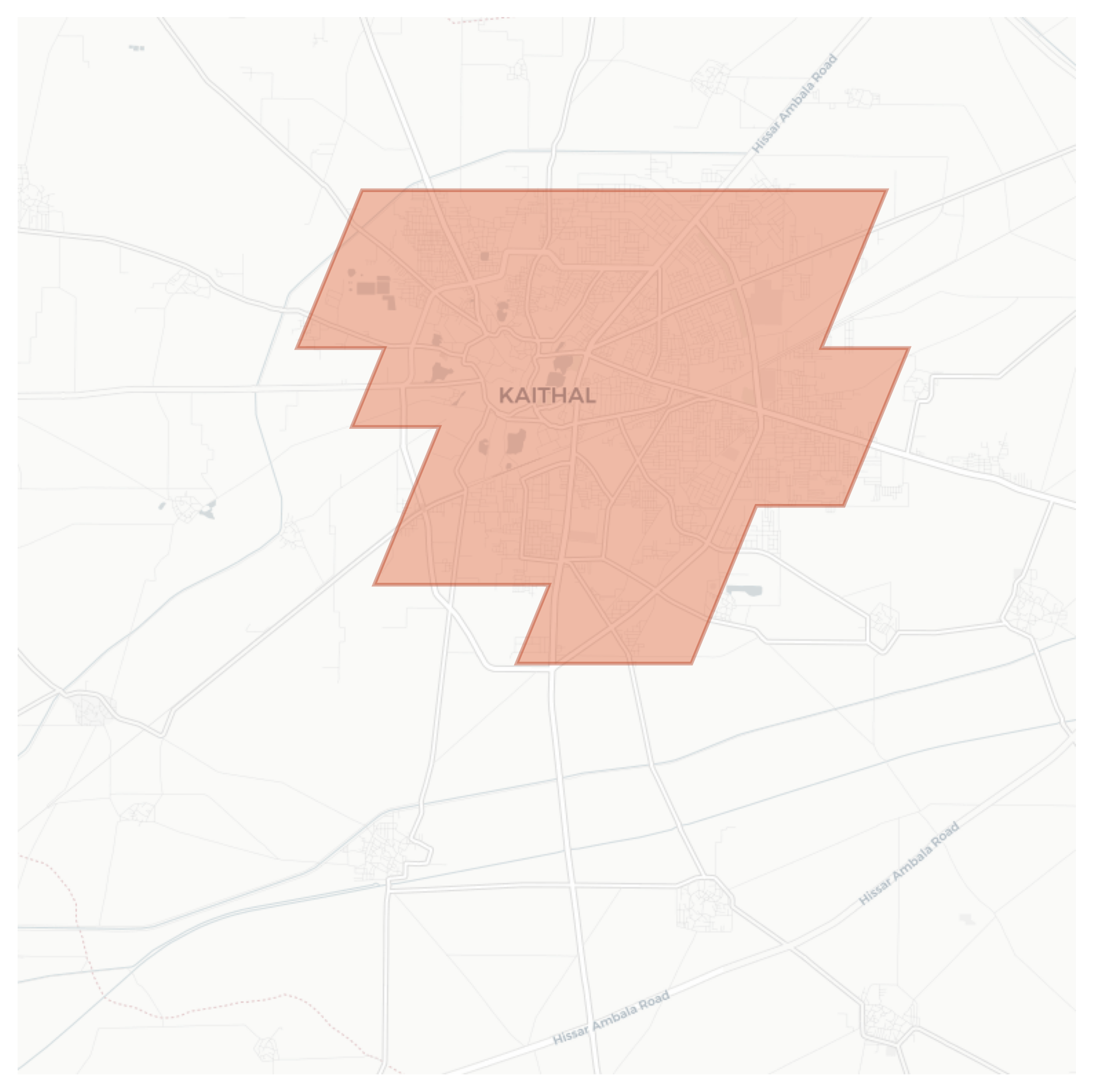 Kaithal geographic map