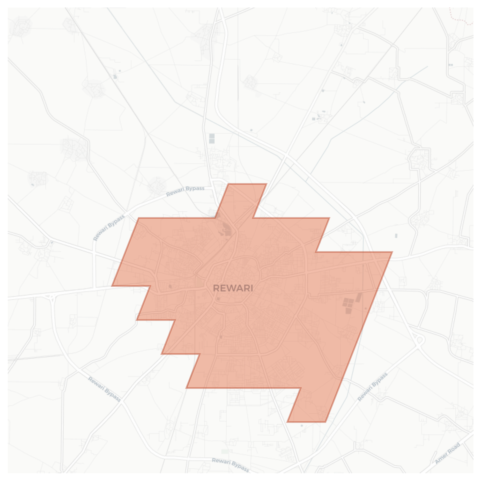 Rewari geographic map