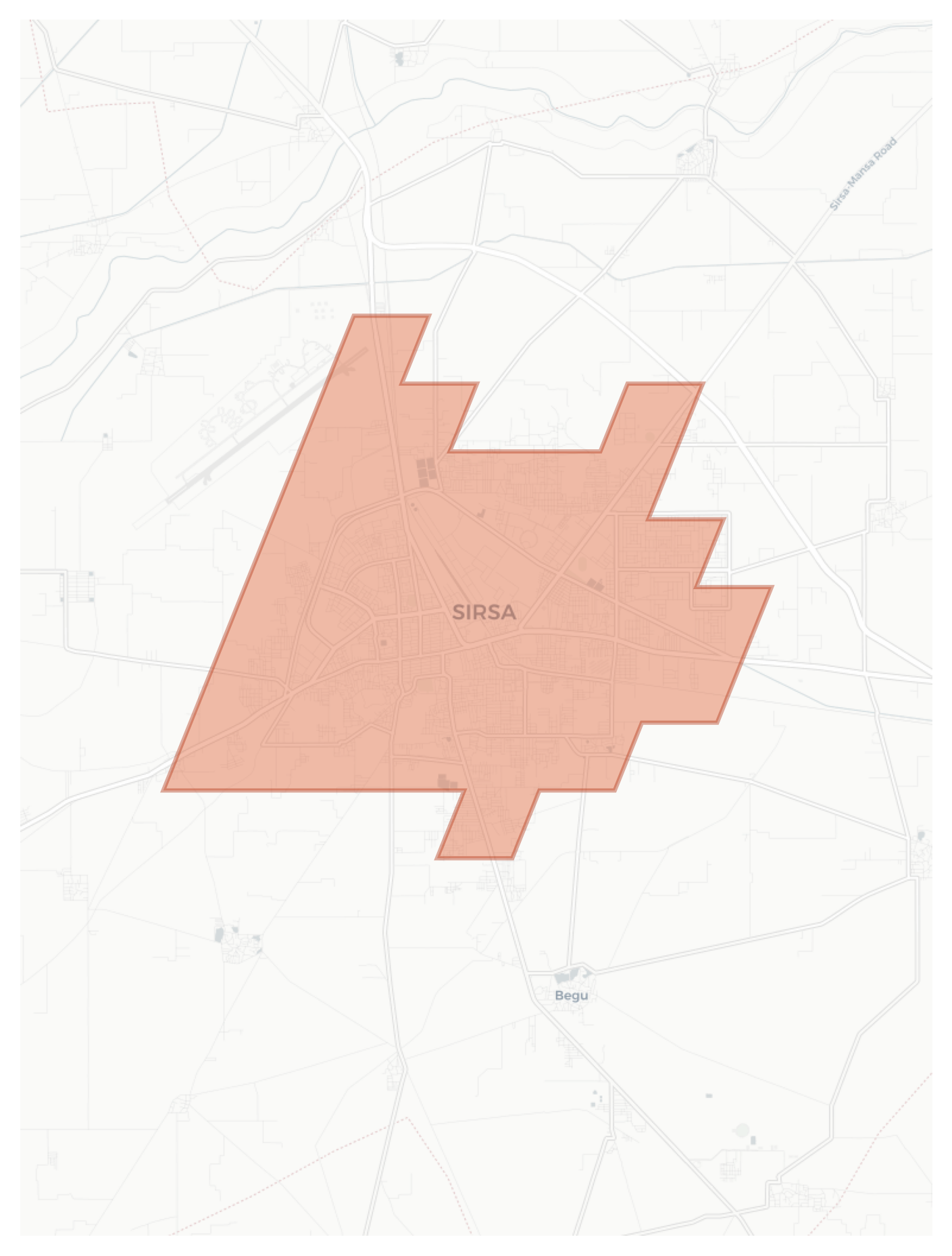 Sirsa geographic map