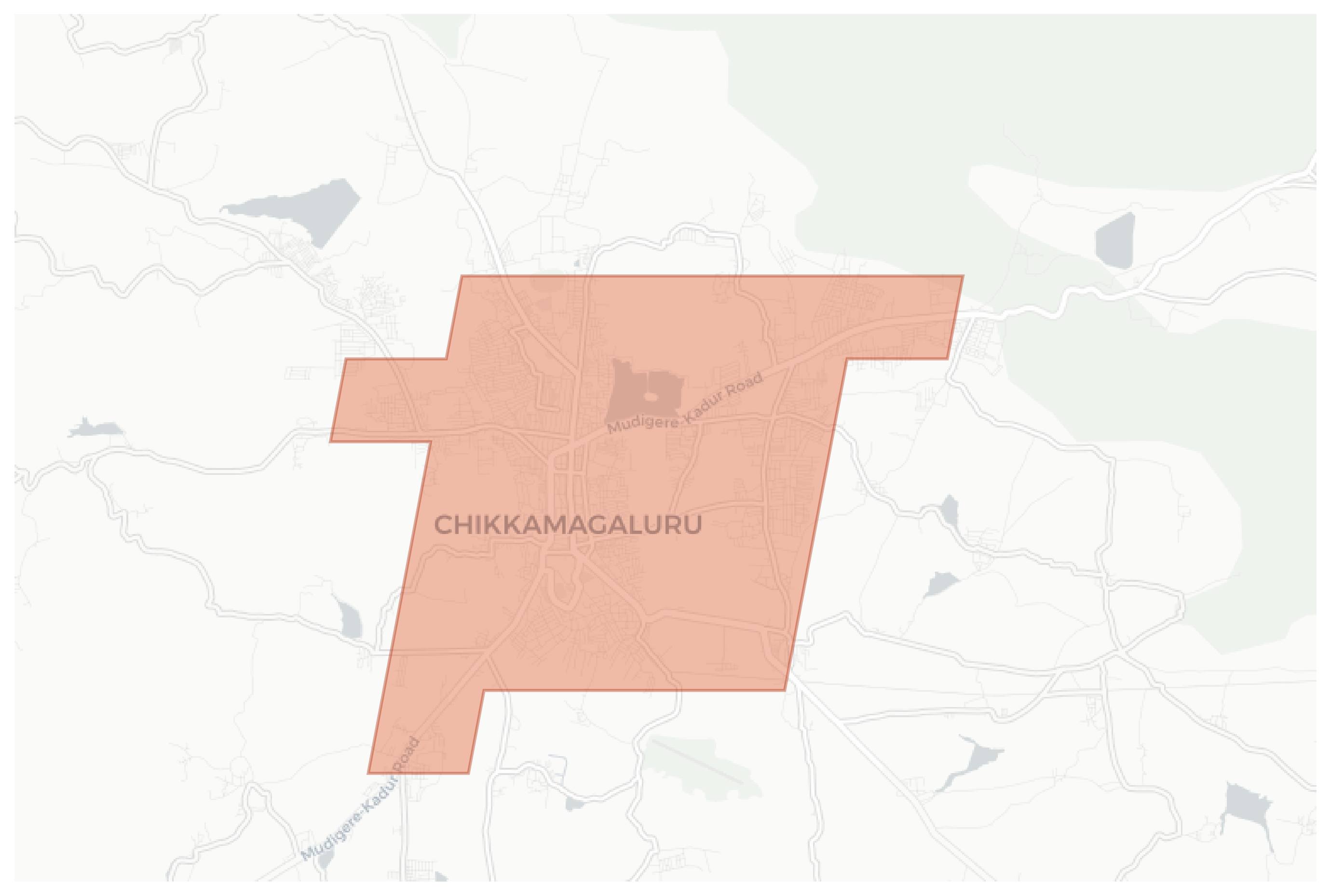Chikkamagaluru geographic map