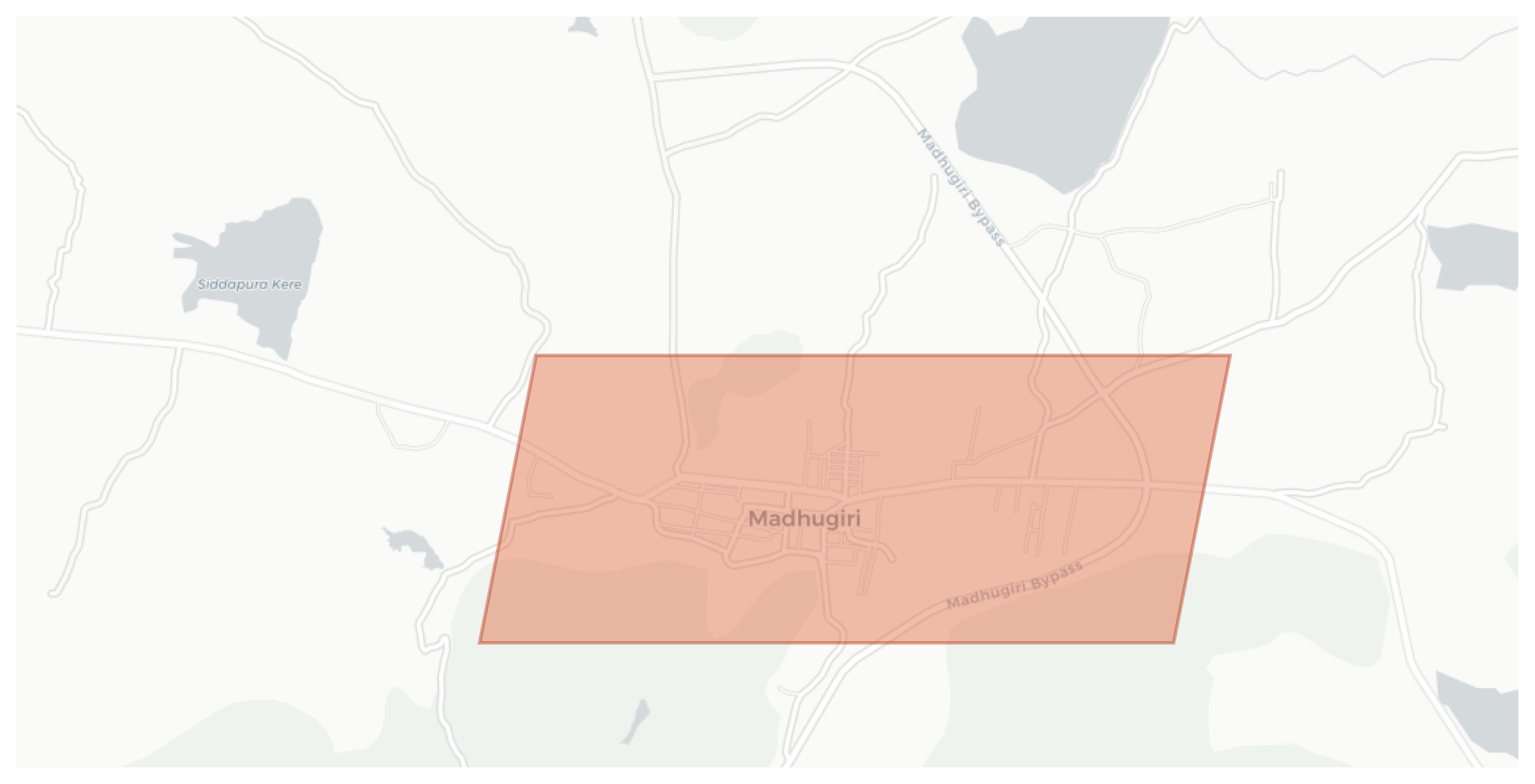 Madhugiri geographic map