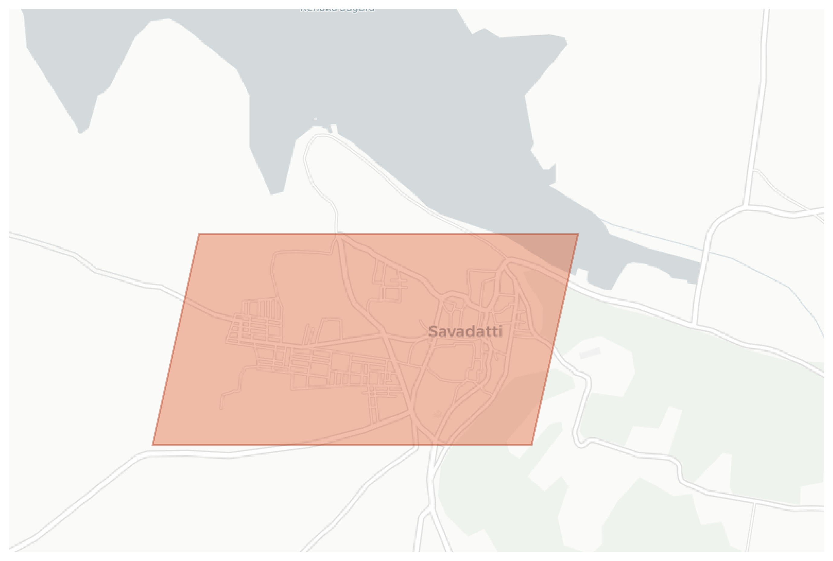 Saundatti geographic map