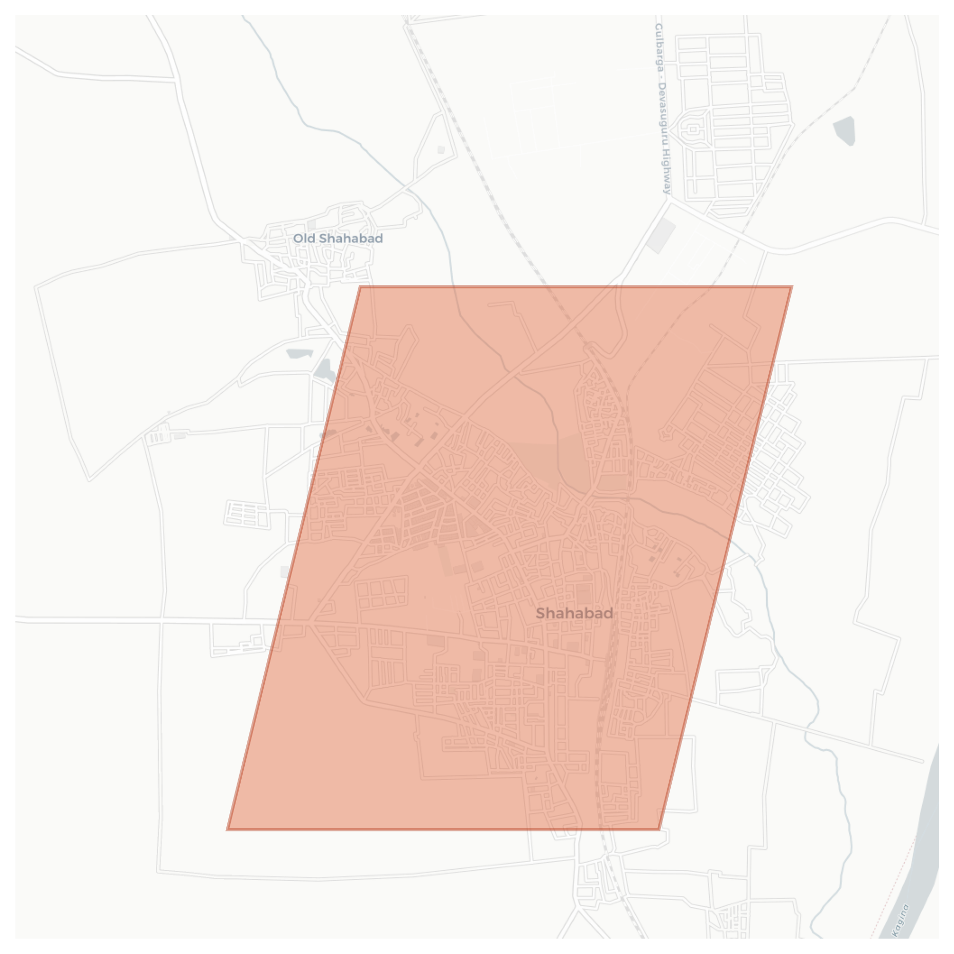 Shahabad geographic map