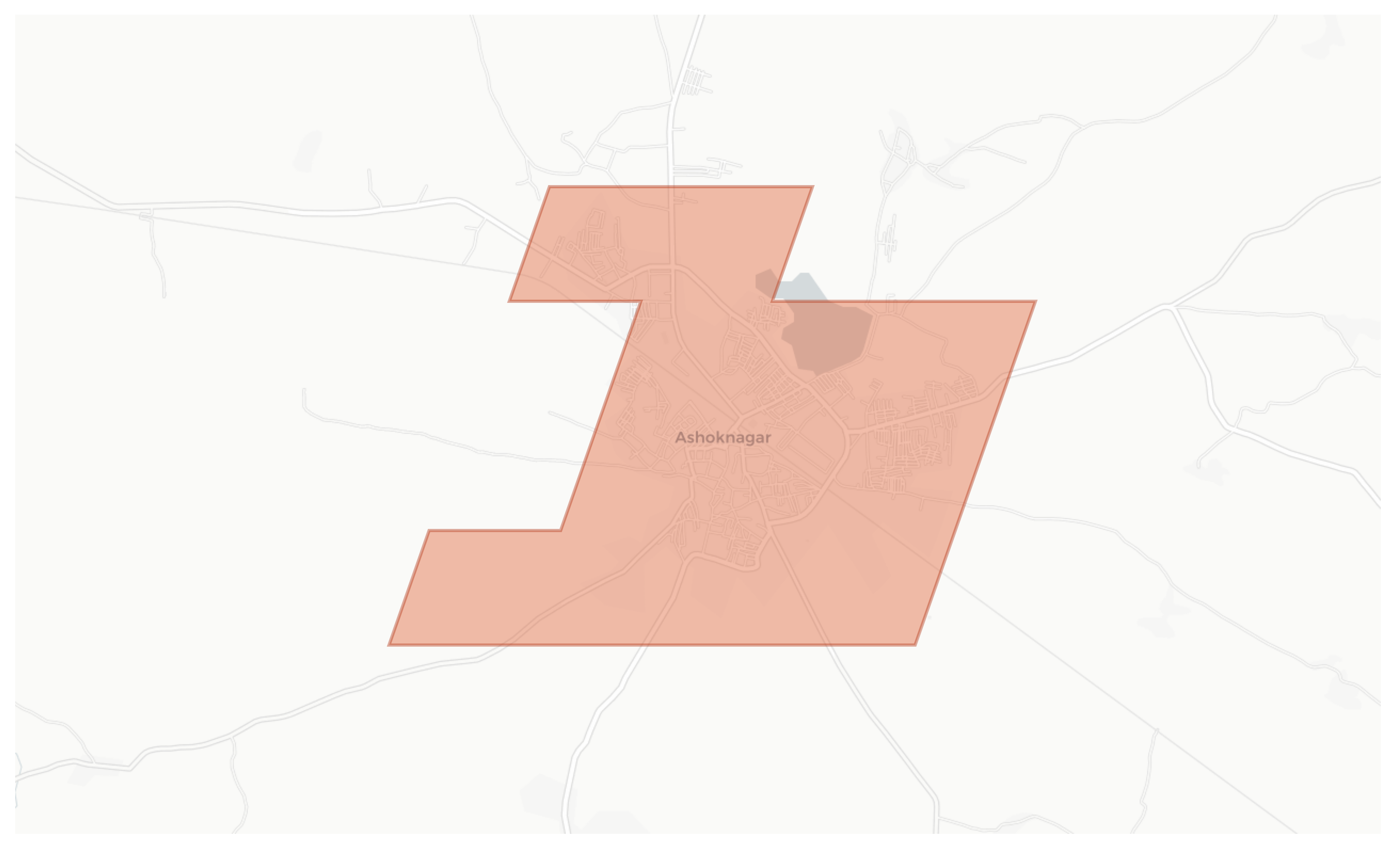 Ashoknagar geographic map