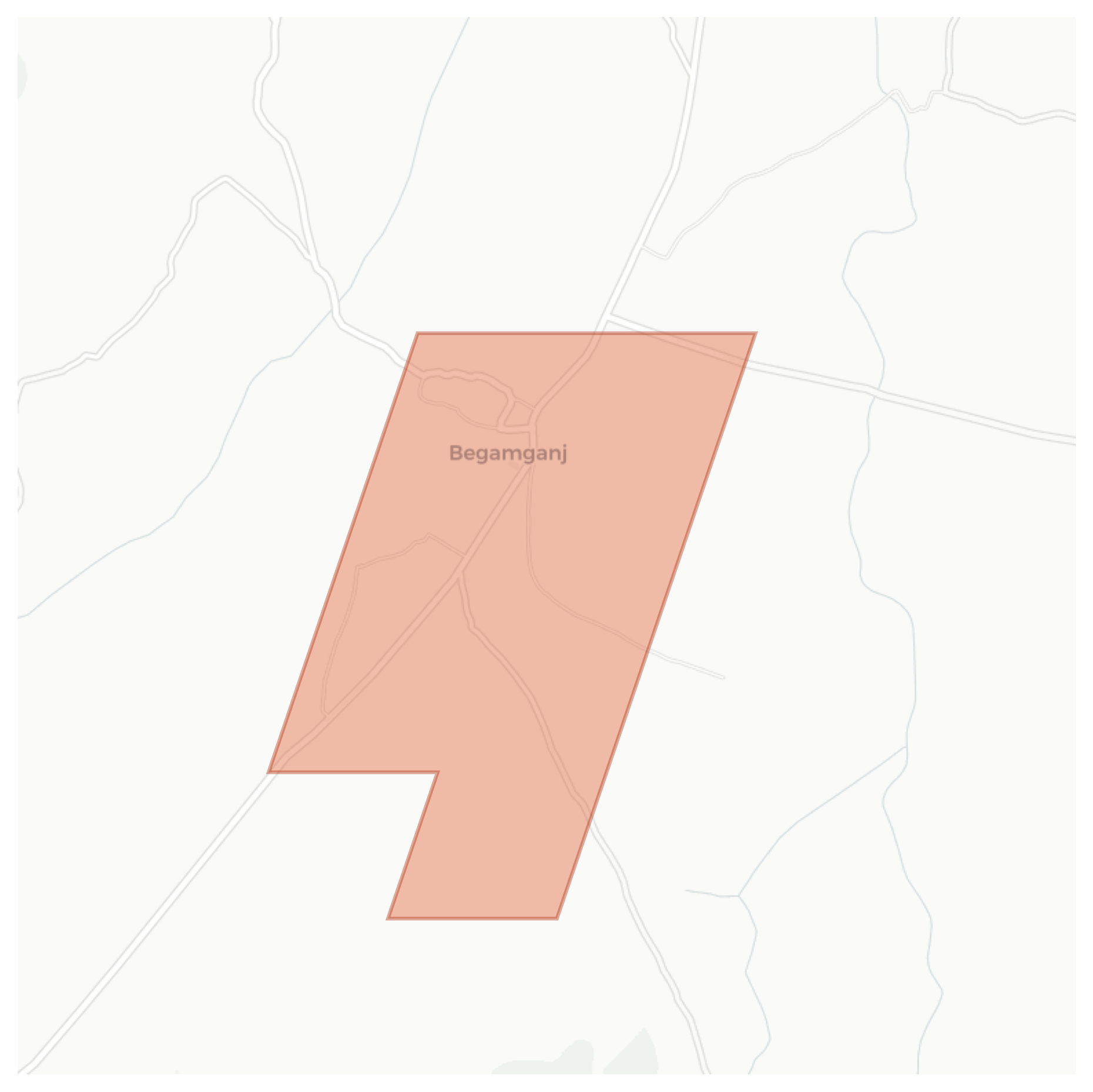 Begamganj geographic map