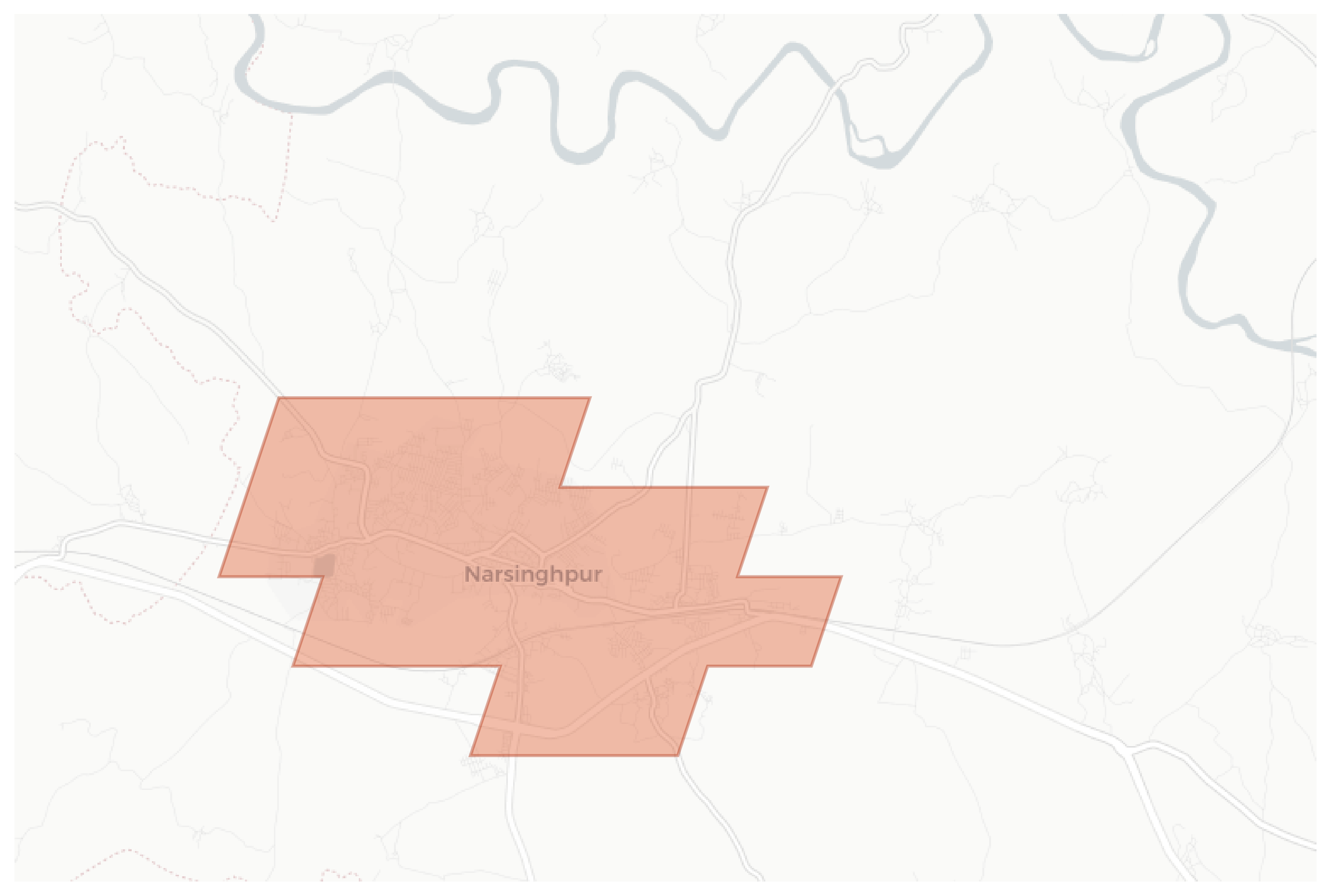 Narsinghpur geographic map