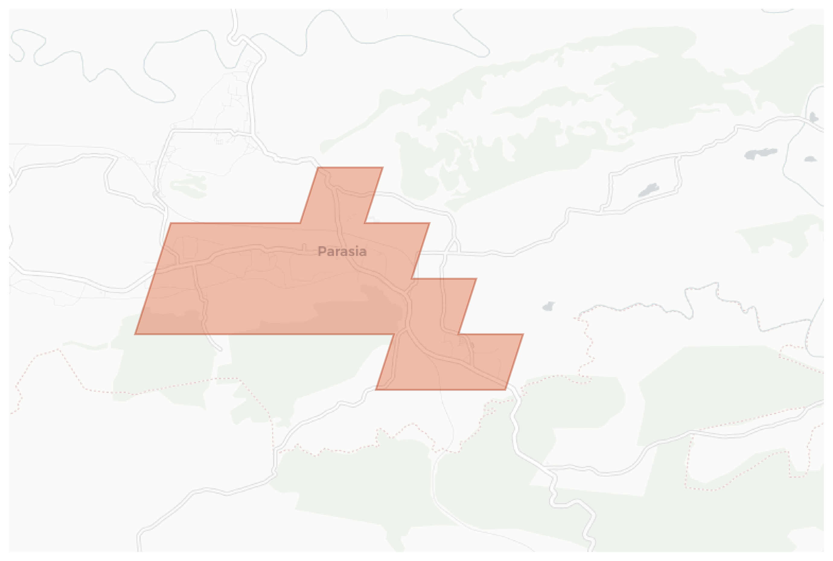 Parasia geographic map