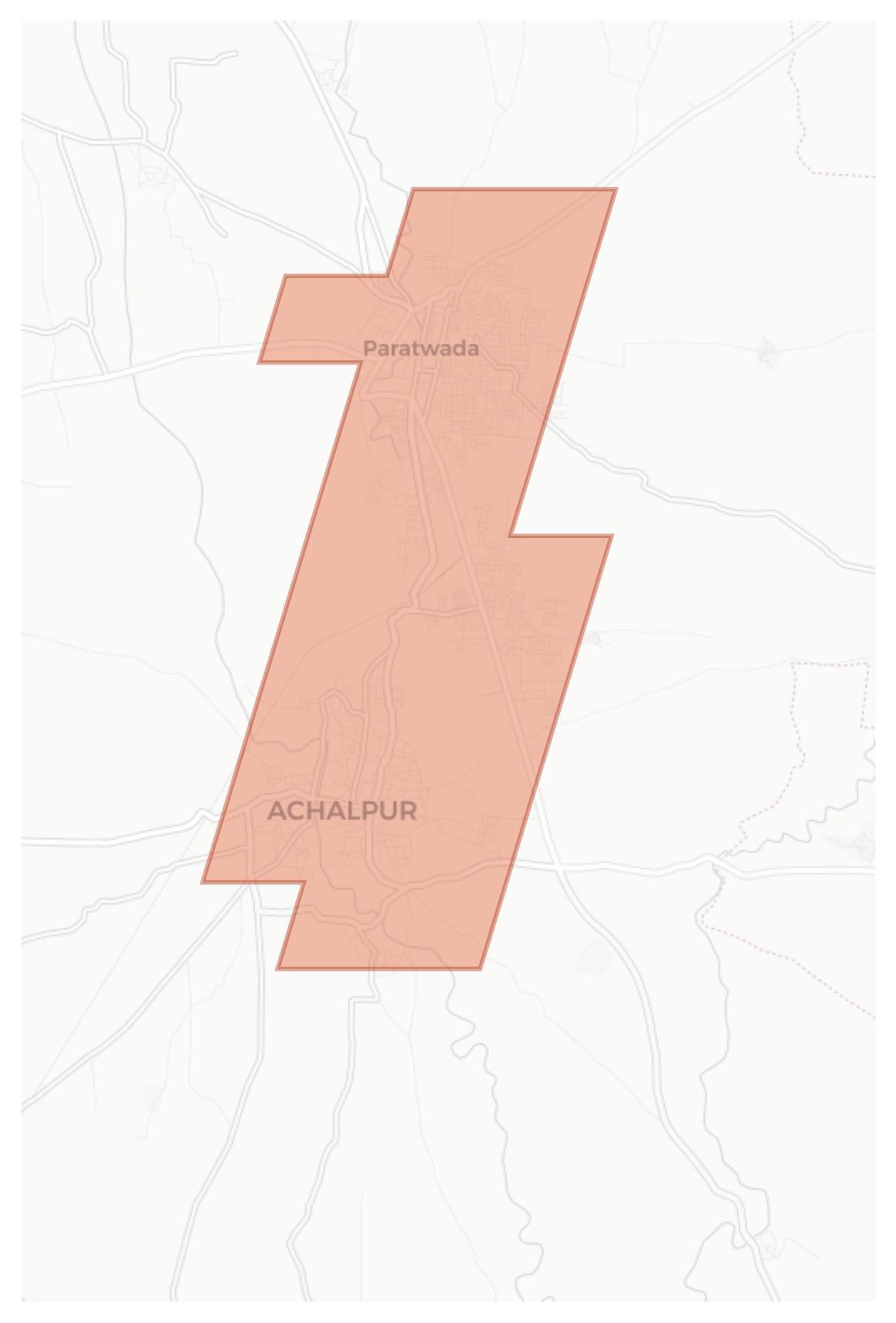 Achalpur geographic map