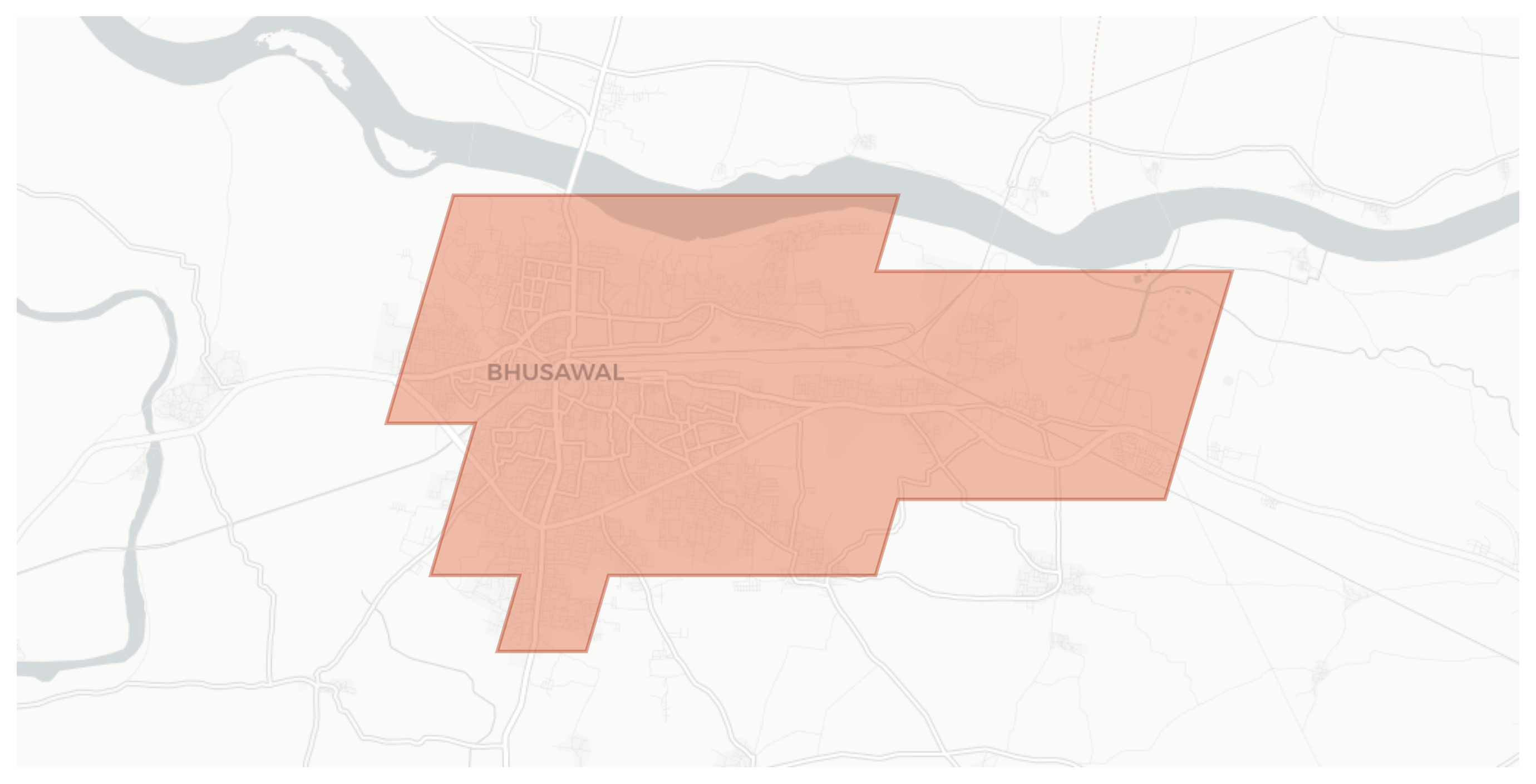 Bhusawal geographic map