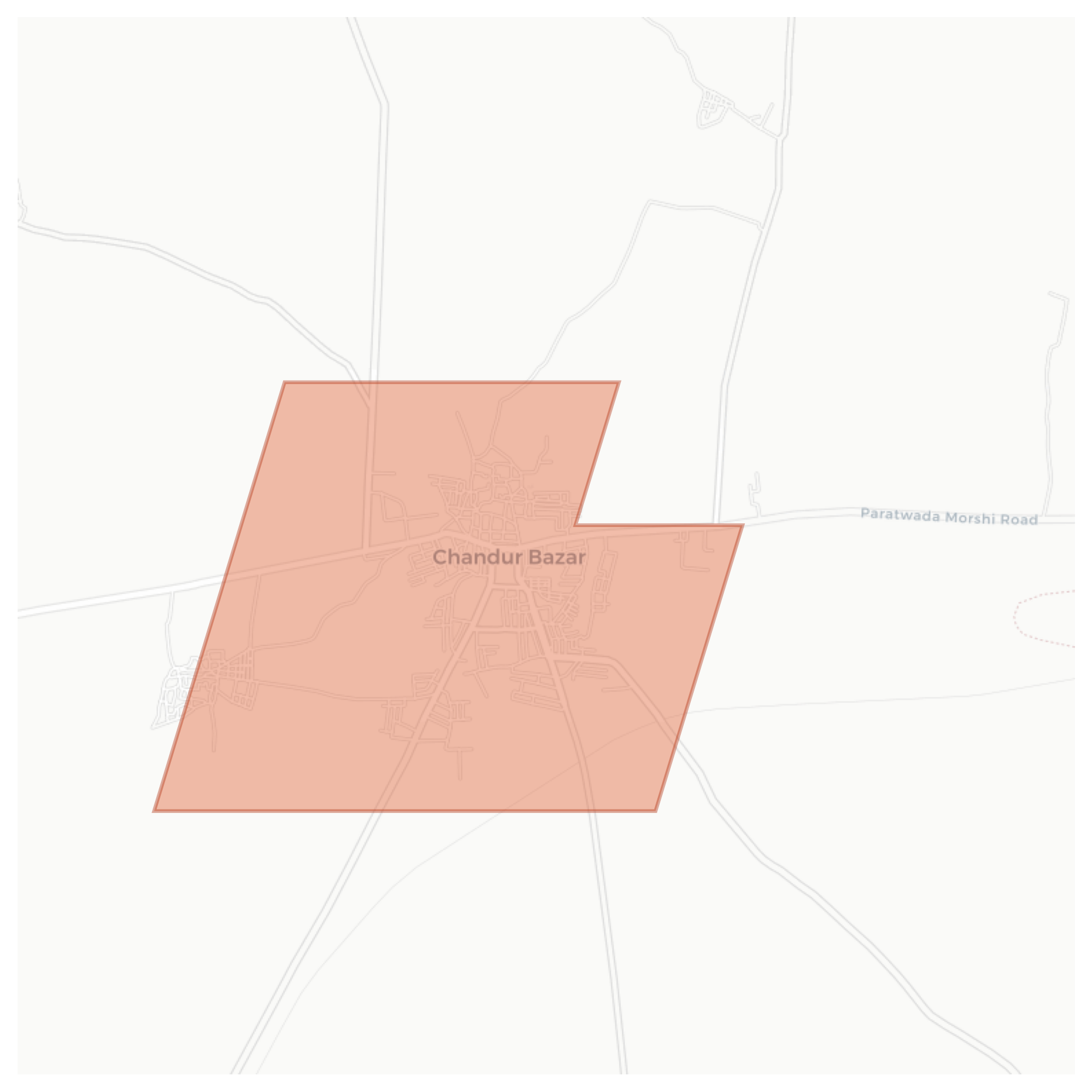 Chandur Bazar geographic map