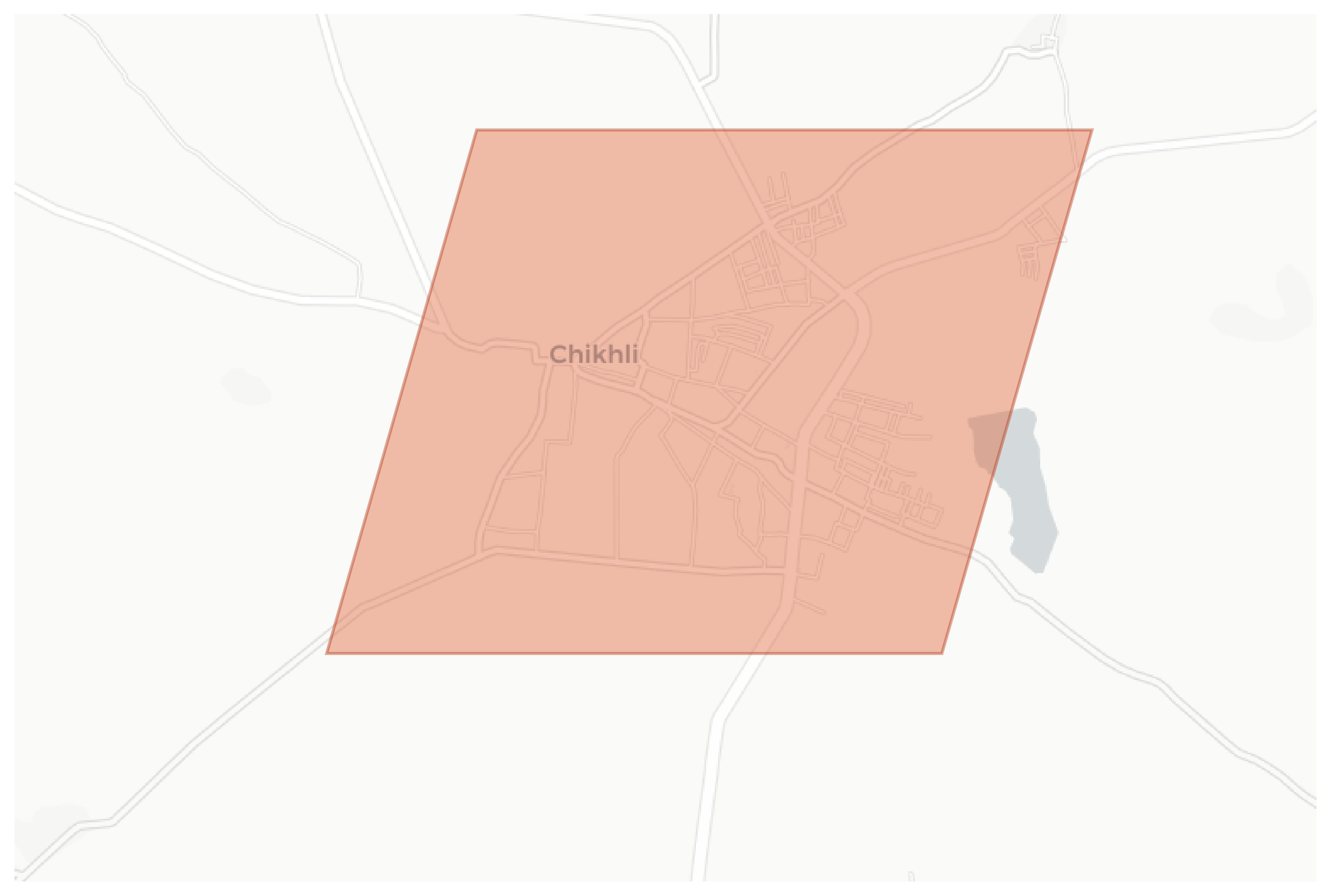 Chikhli geographic map