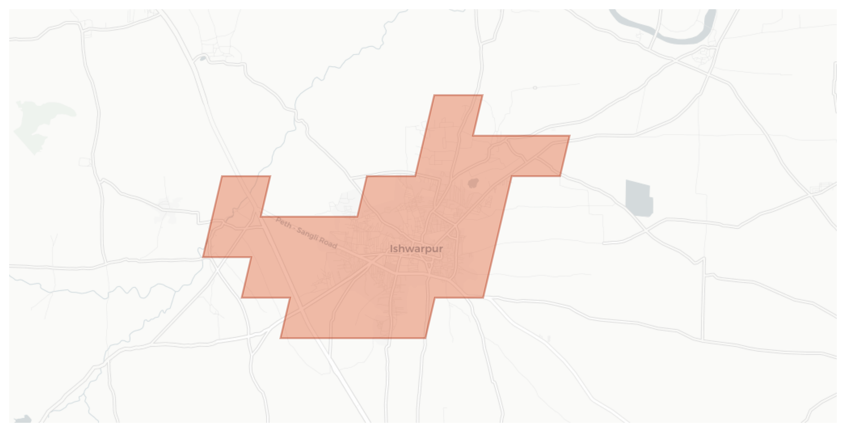 Islampur geographic map
