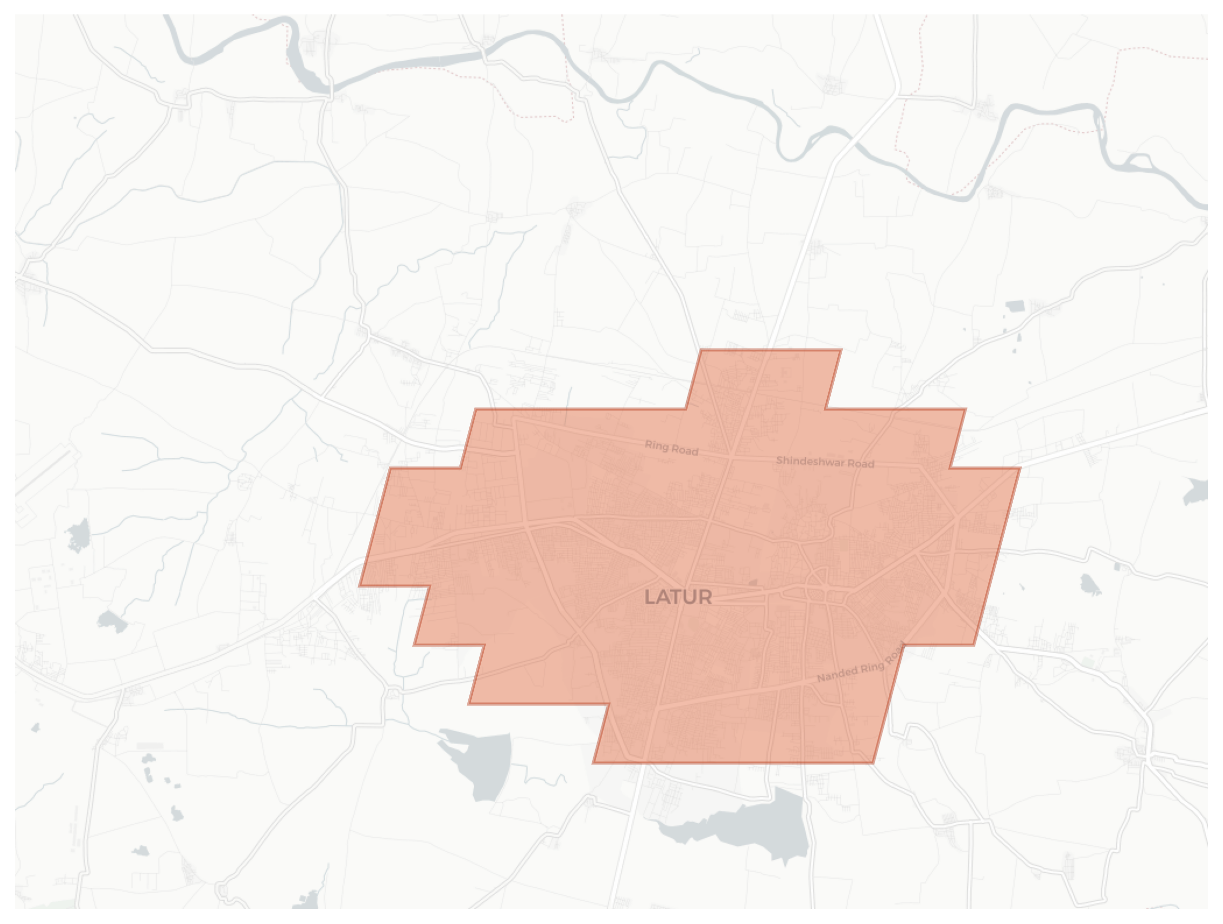 Latur geographic map