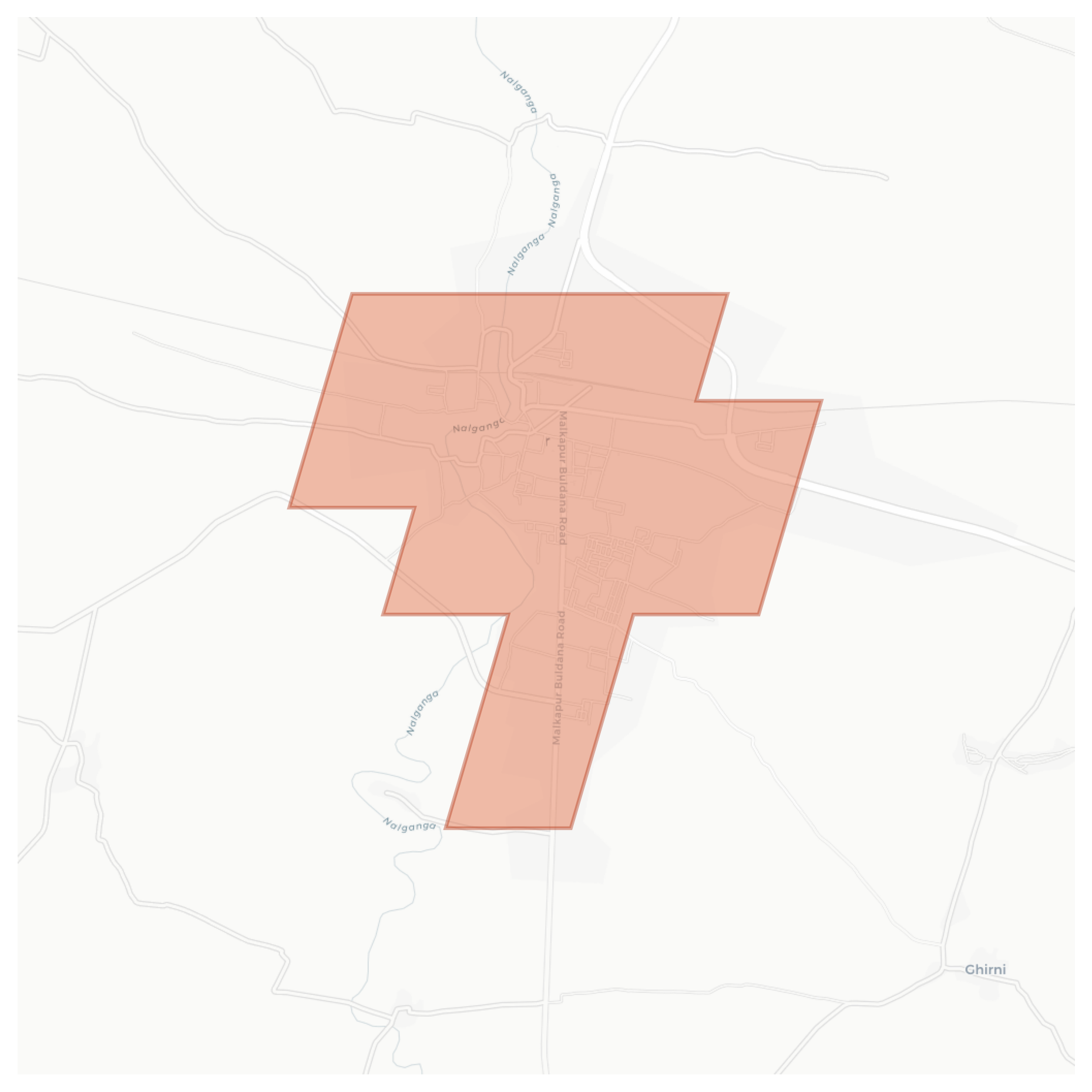 Malkapur geographic map