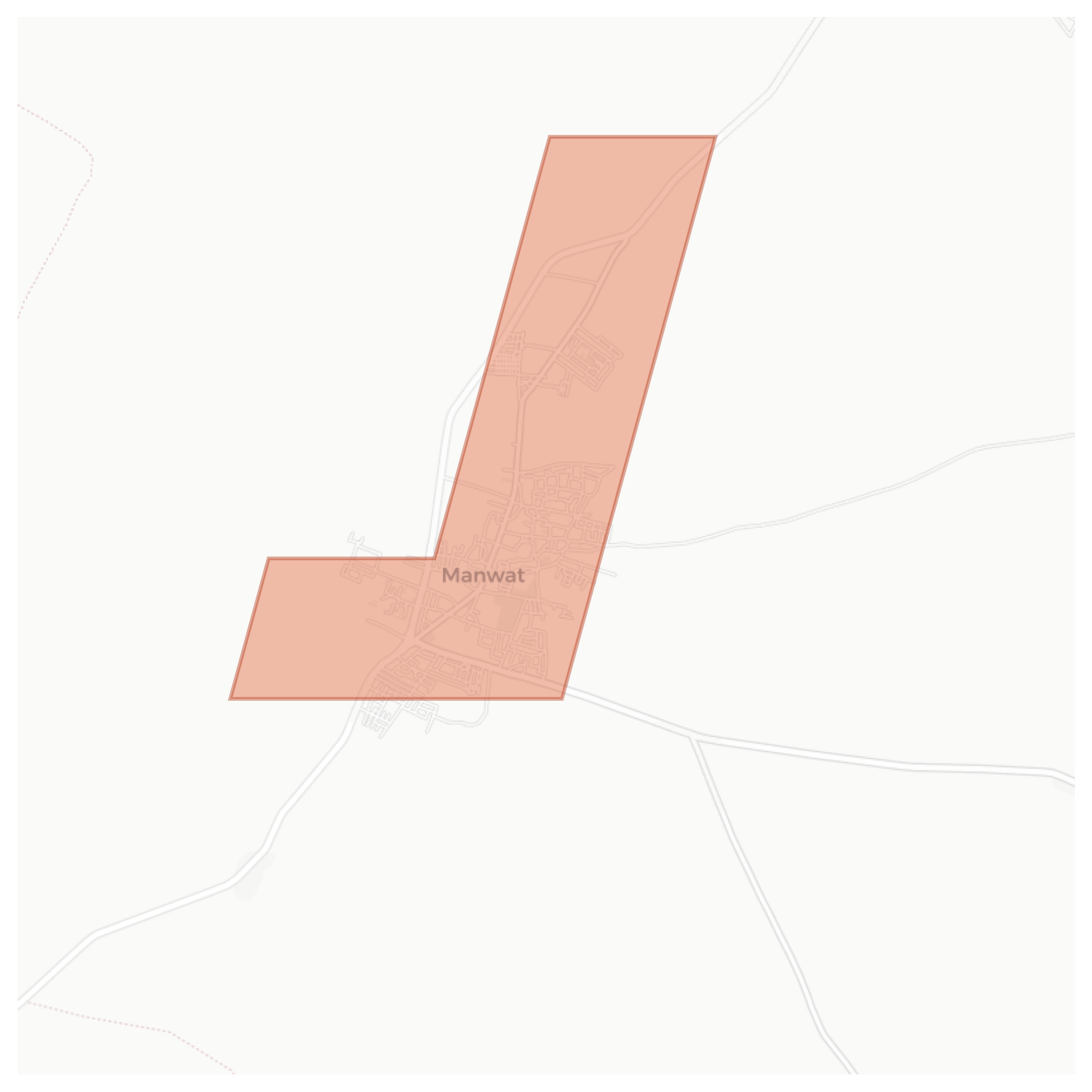 Manwat geographic map