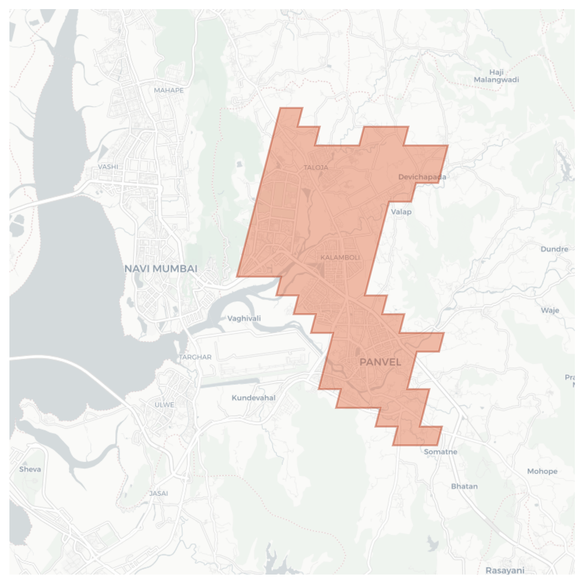 Panvel geographic map