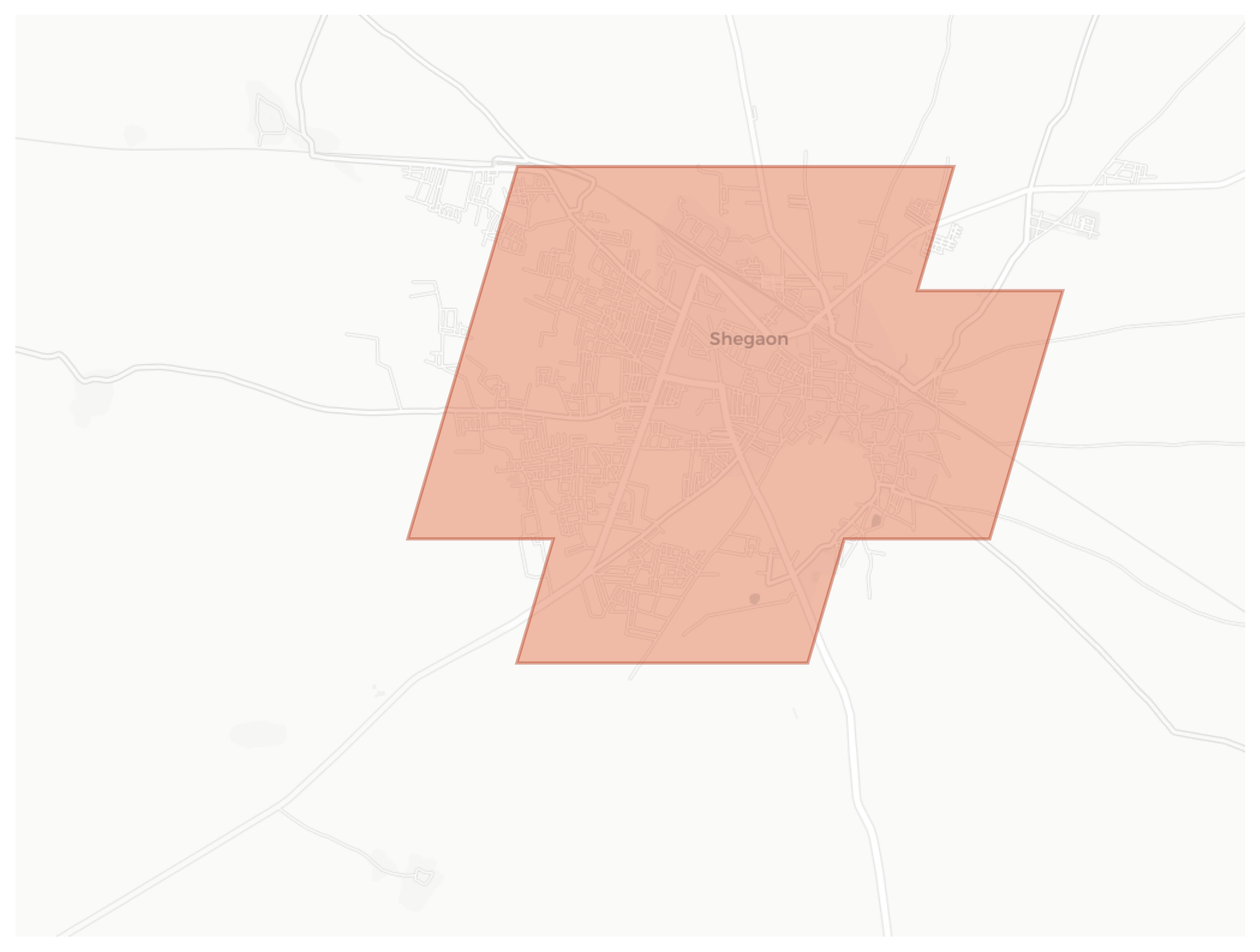 Shegaon geographic map