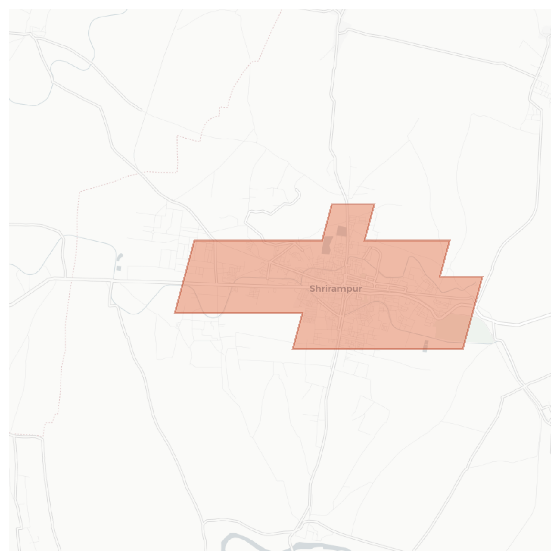 Shrirampur geographic map