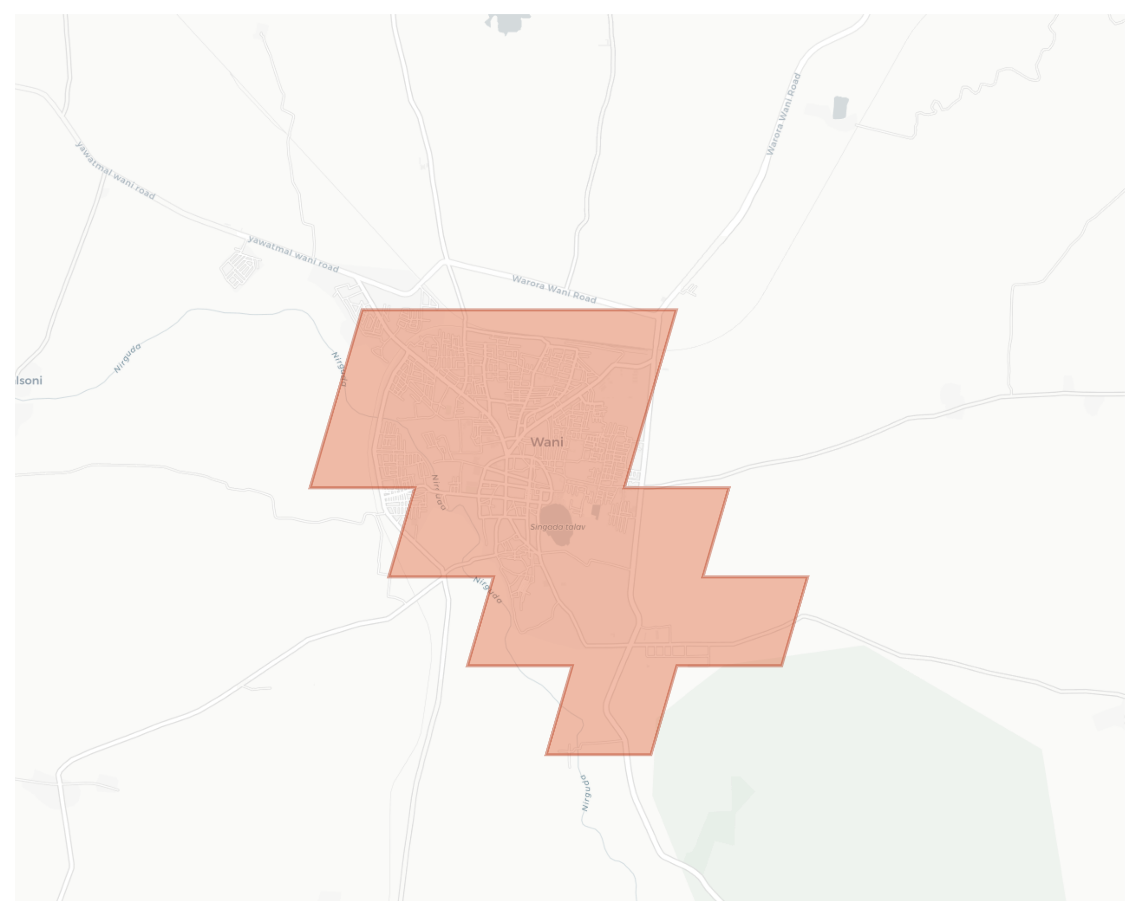 Wani geographic map