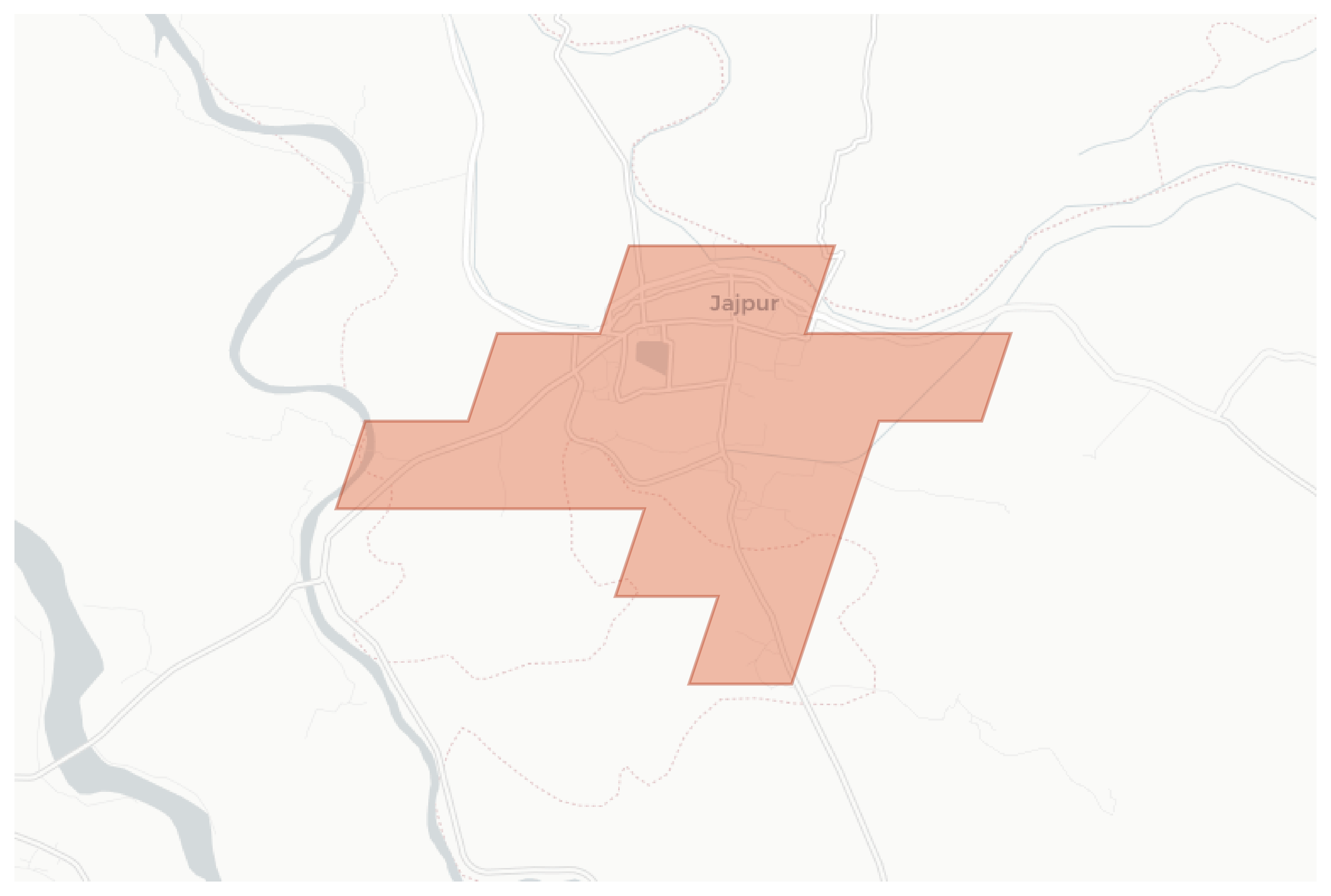 Jajpur geographic map