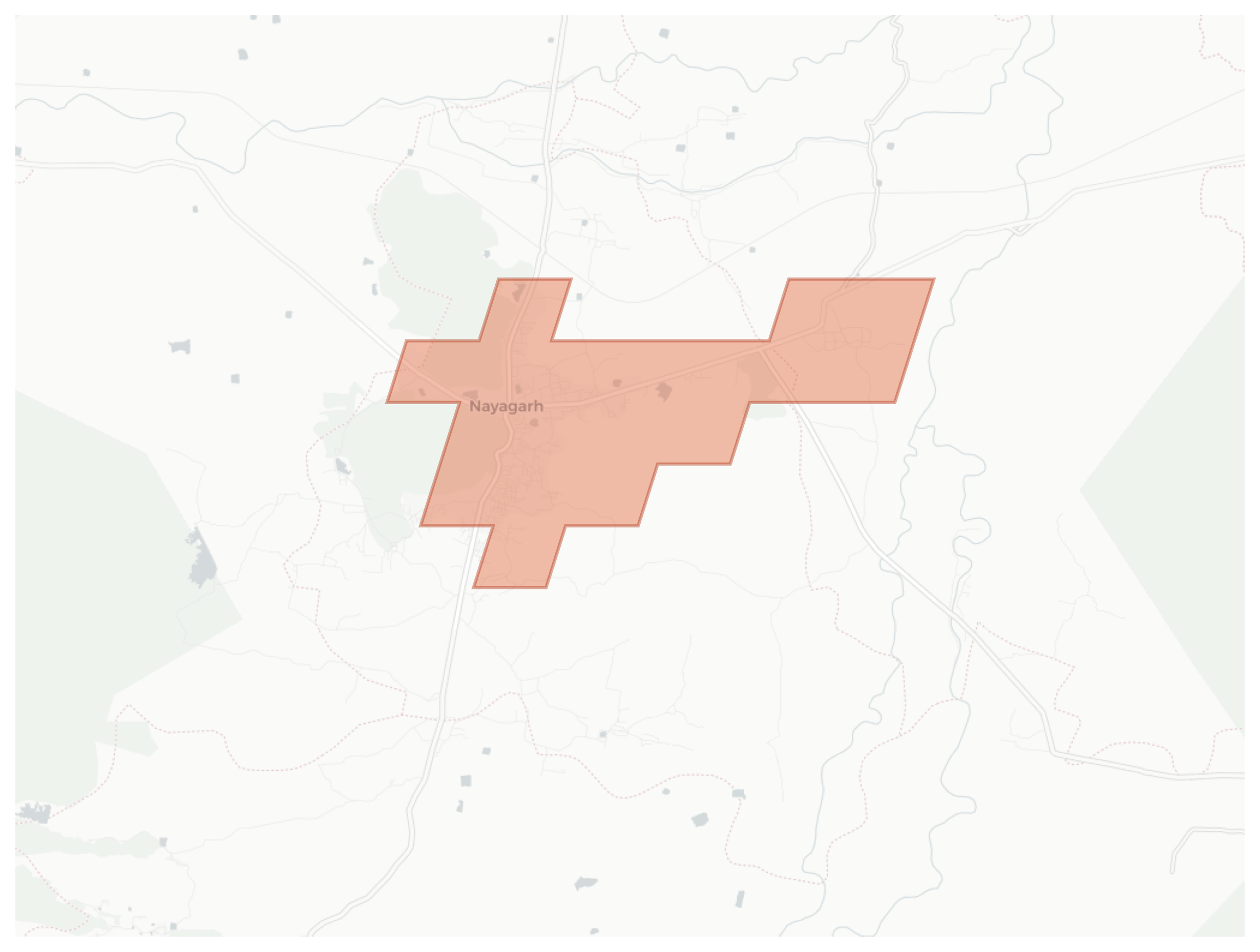 Nayagarh geographic map
